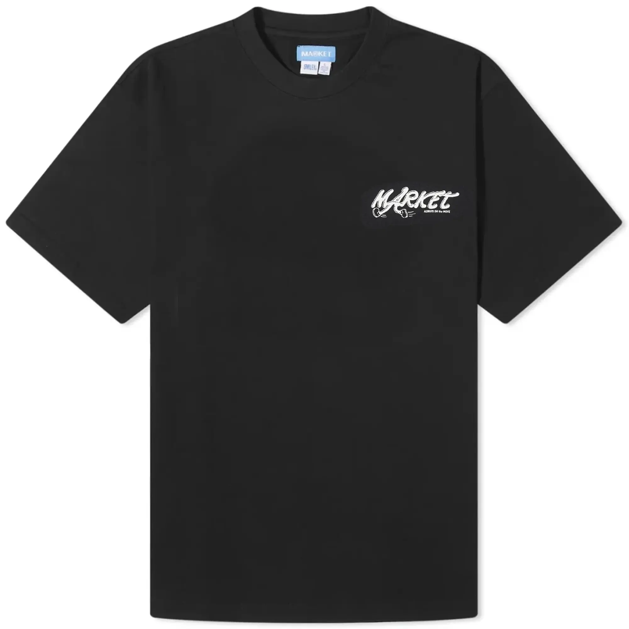 MARKET Men's Audioman T-Shirt Washed Black