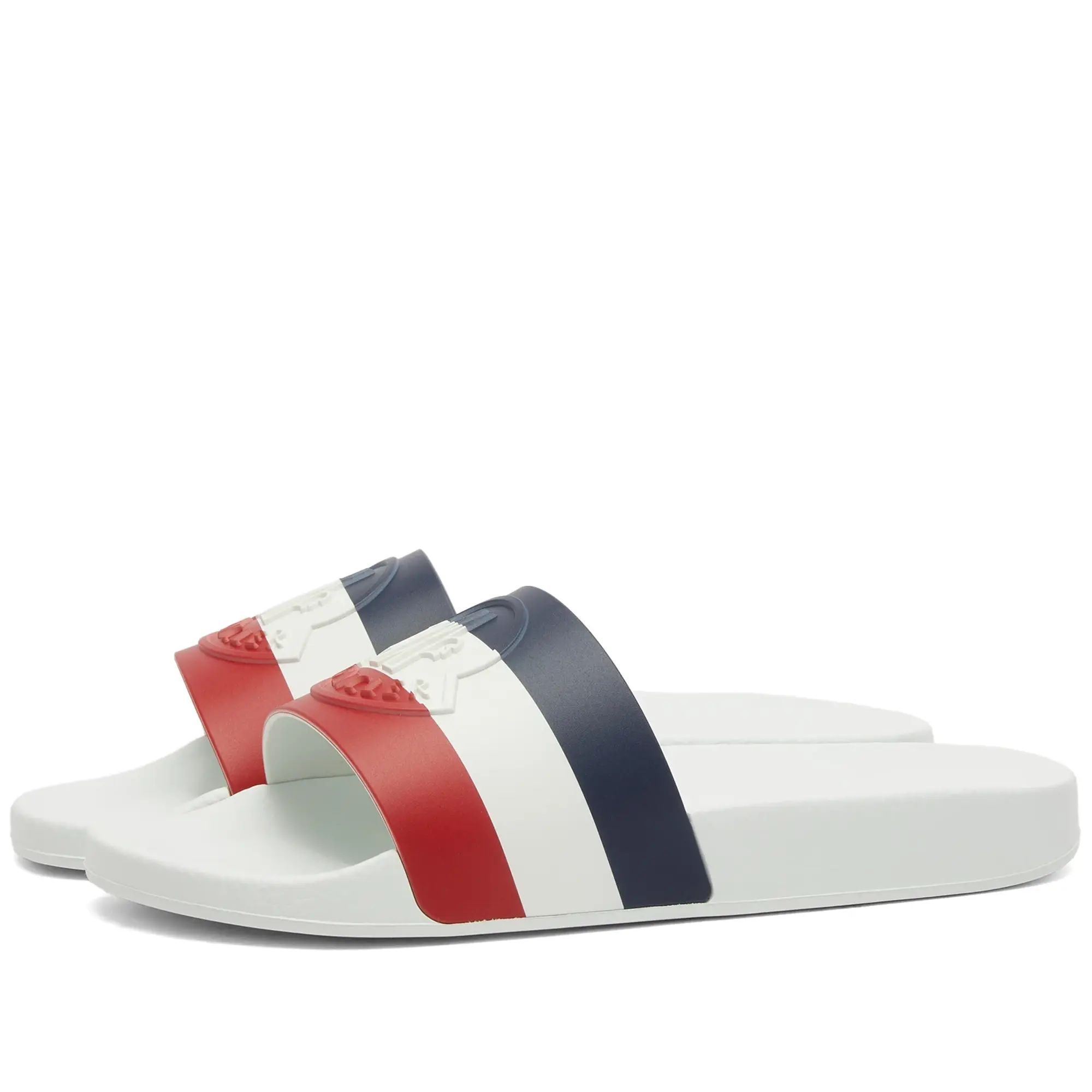 Moncler Men's Basile Pool Slides White
