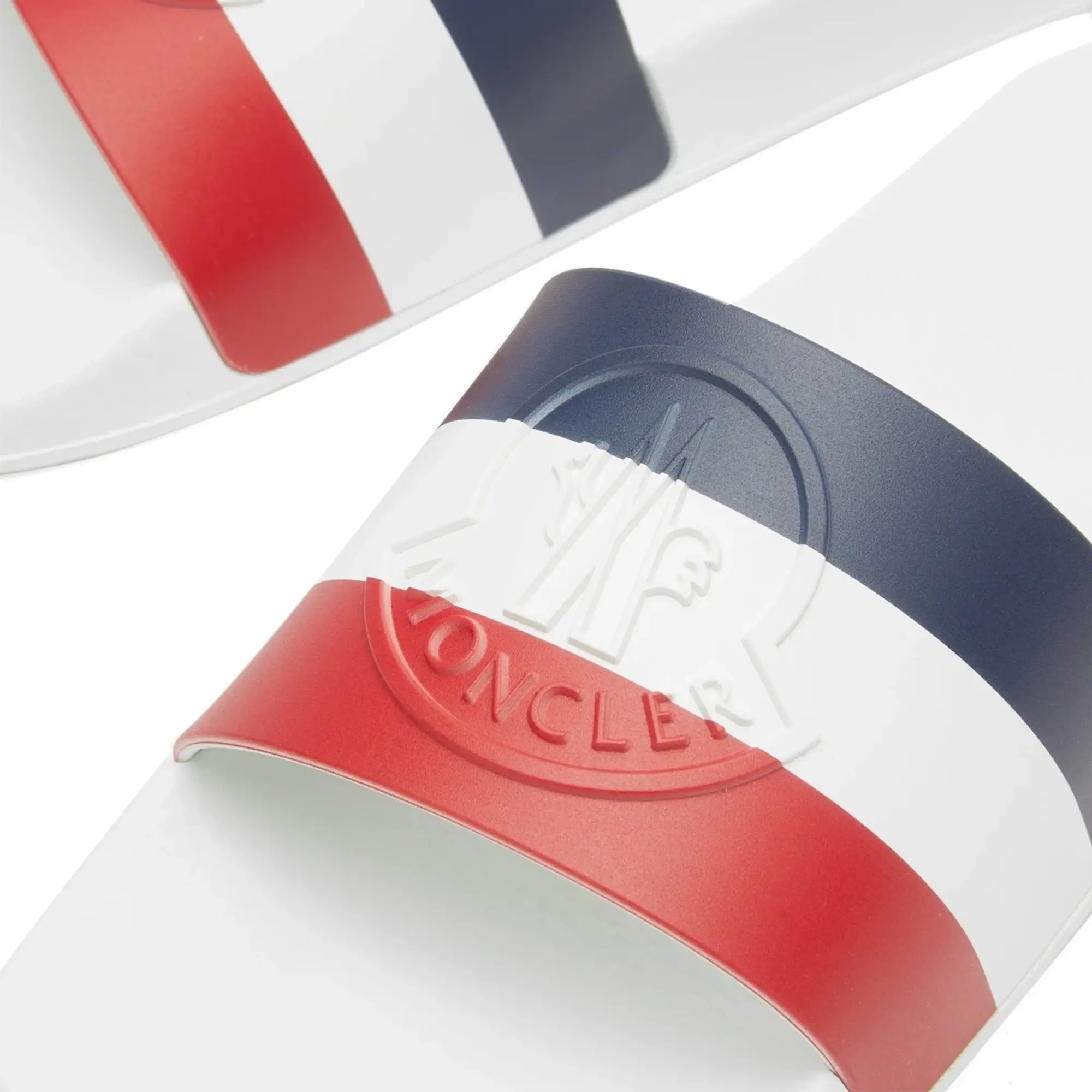 Moncler Men's Basile Pool Slides White