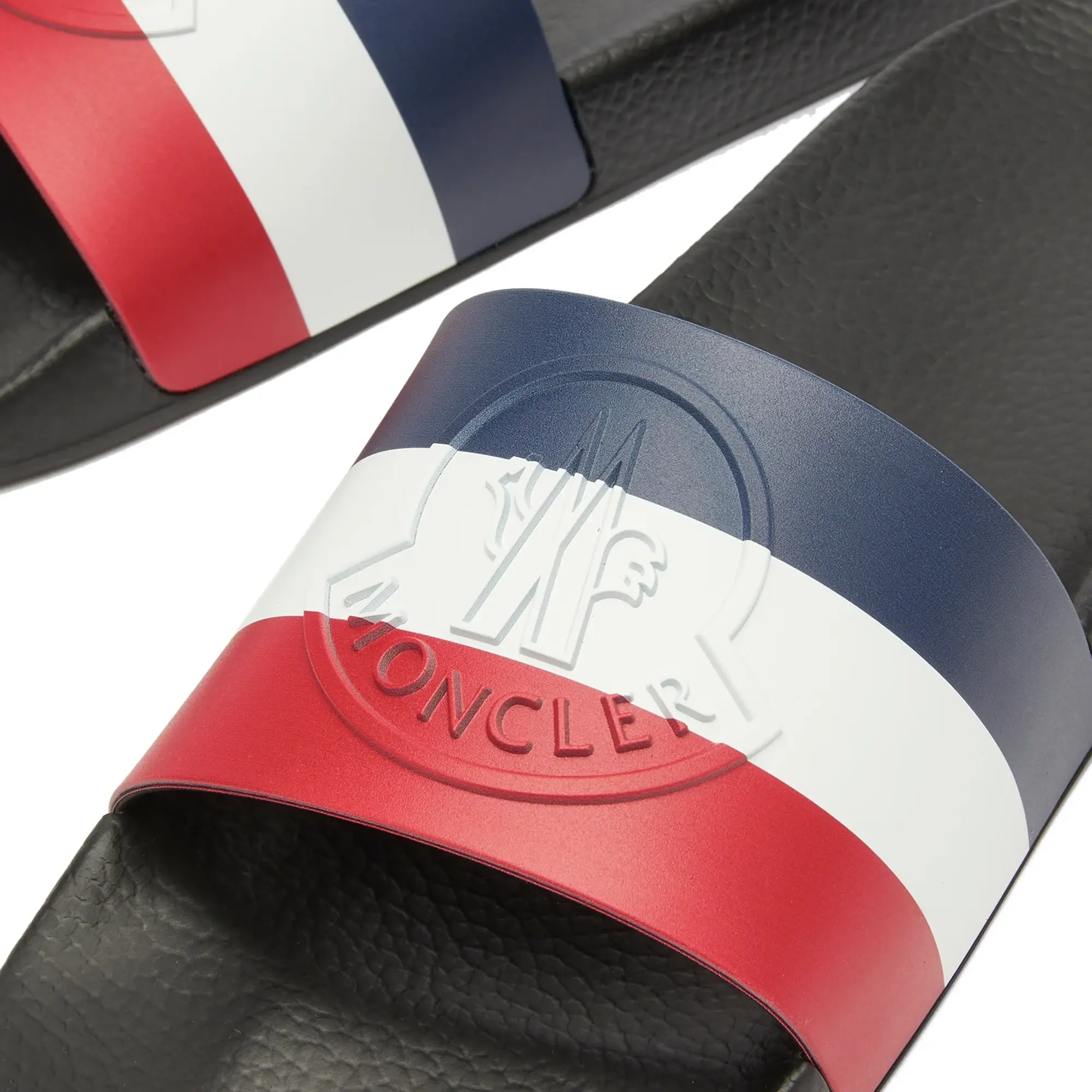 Moncler Men's Basile Pool Slides Navy