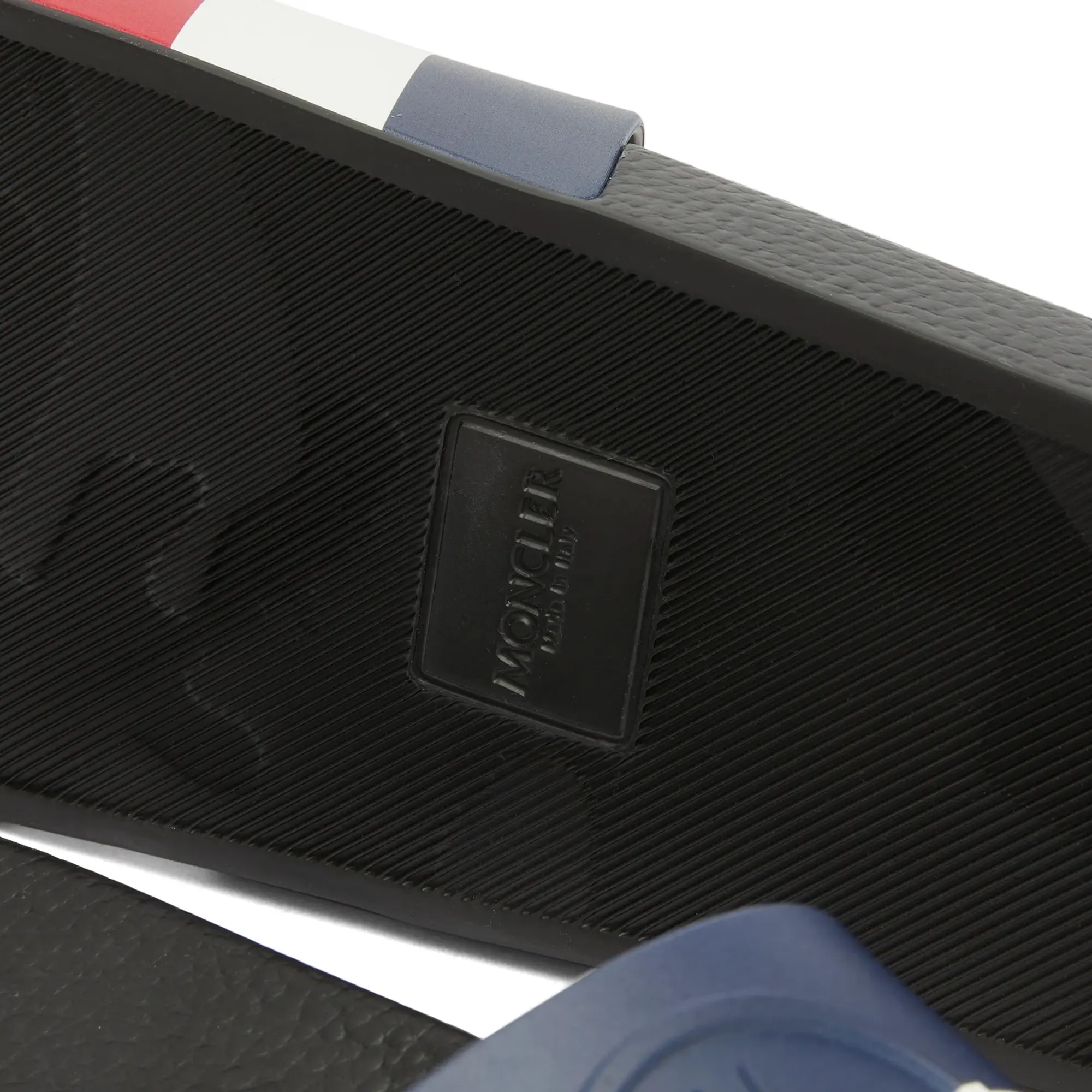 Moncler Men's Basile Pool Slides Navy