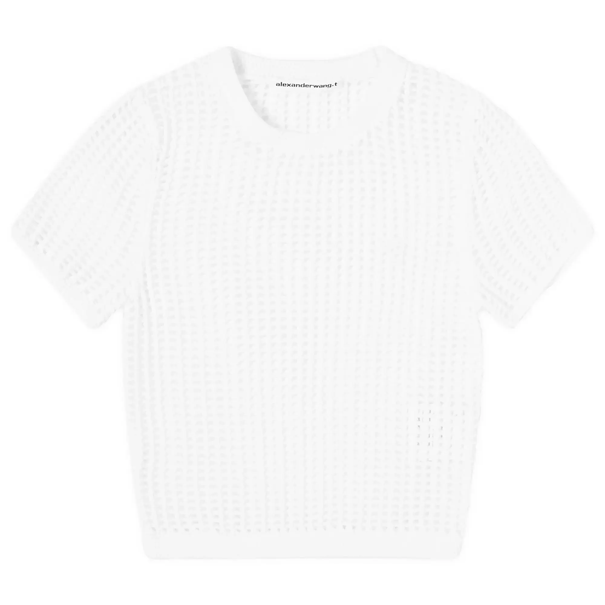 Alexander Wang Women's Logo Crop T-Shirt White