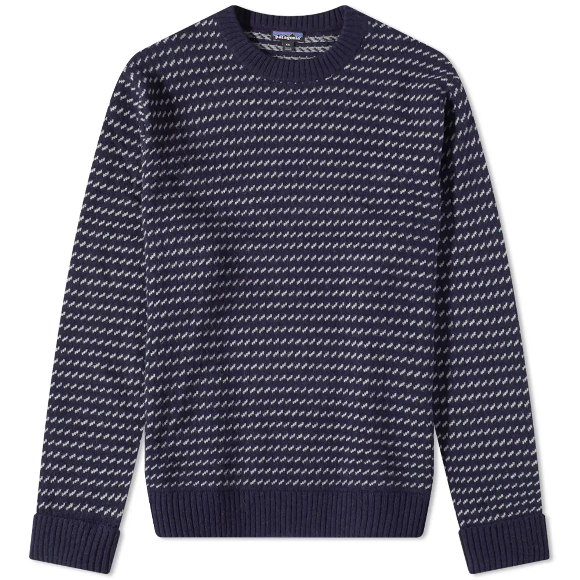 Patagonia Men's Recycled Wool Crew Knit Classic Navy