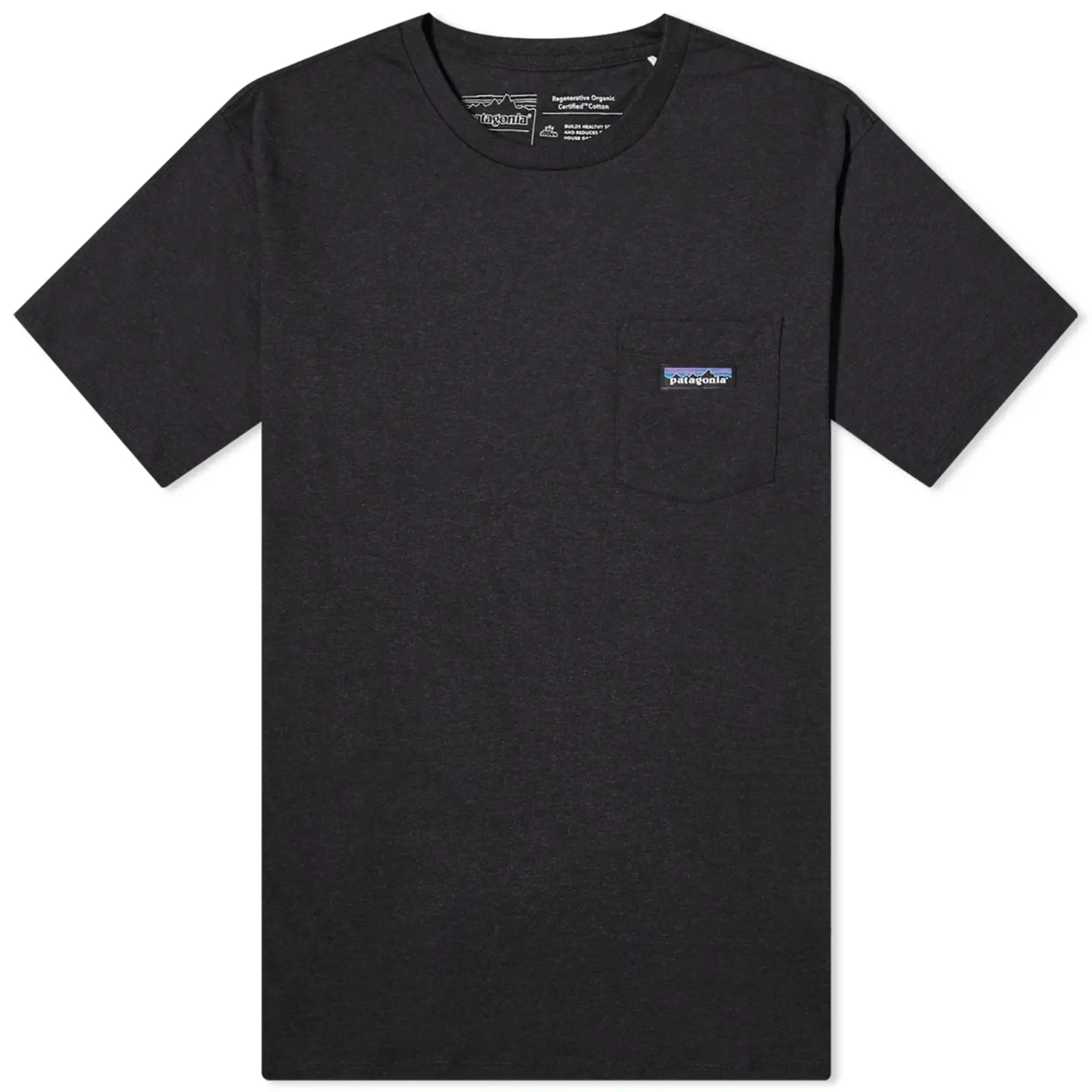 Patagonia Regenerative Organic Certified Cotton Lightweight Pocket Tee - Ink Black