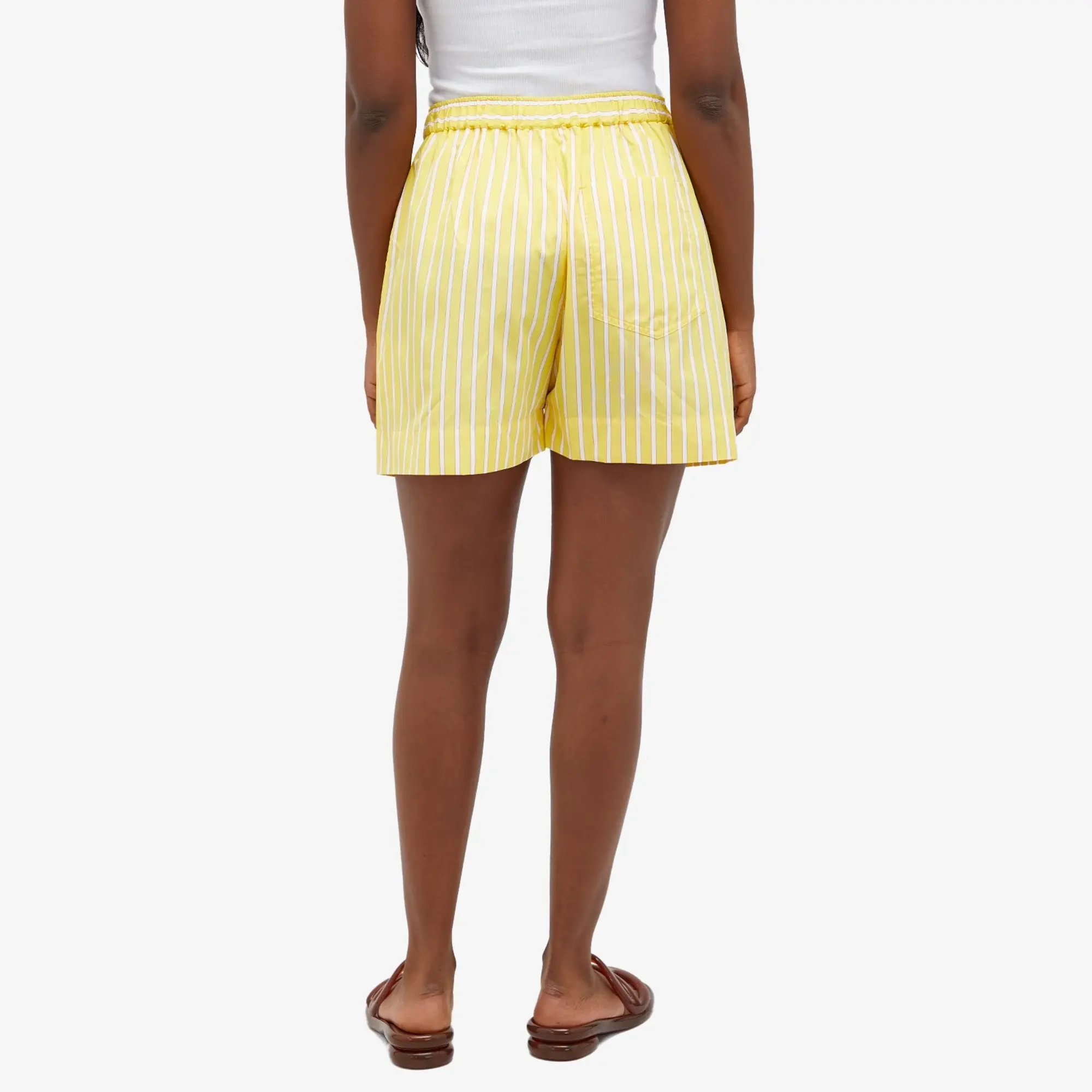 Saks Potts Women's Zia Shorts Yellow Melon Stripe