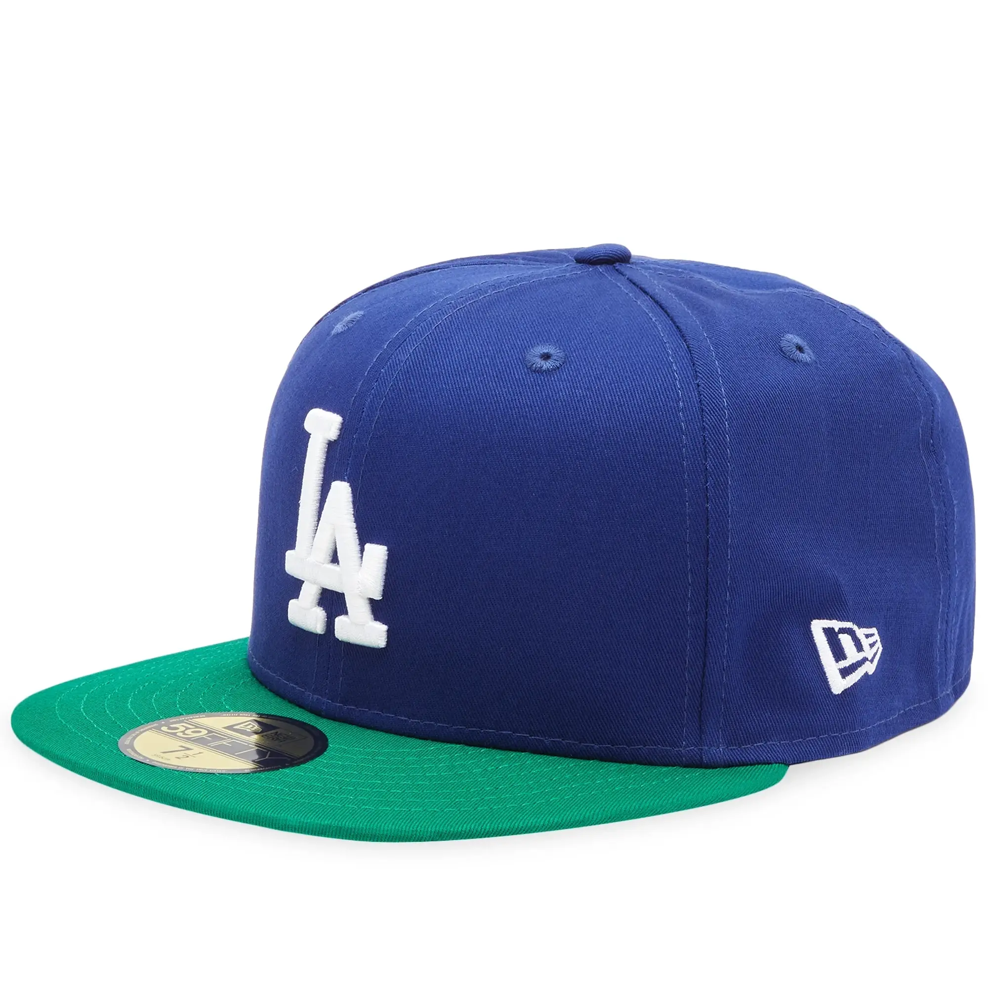 New Era Team Colour Los Angeles Dodgers 59fifty Cap - Dark Royal / White / Kelly Green