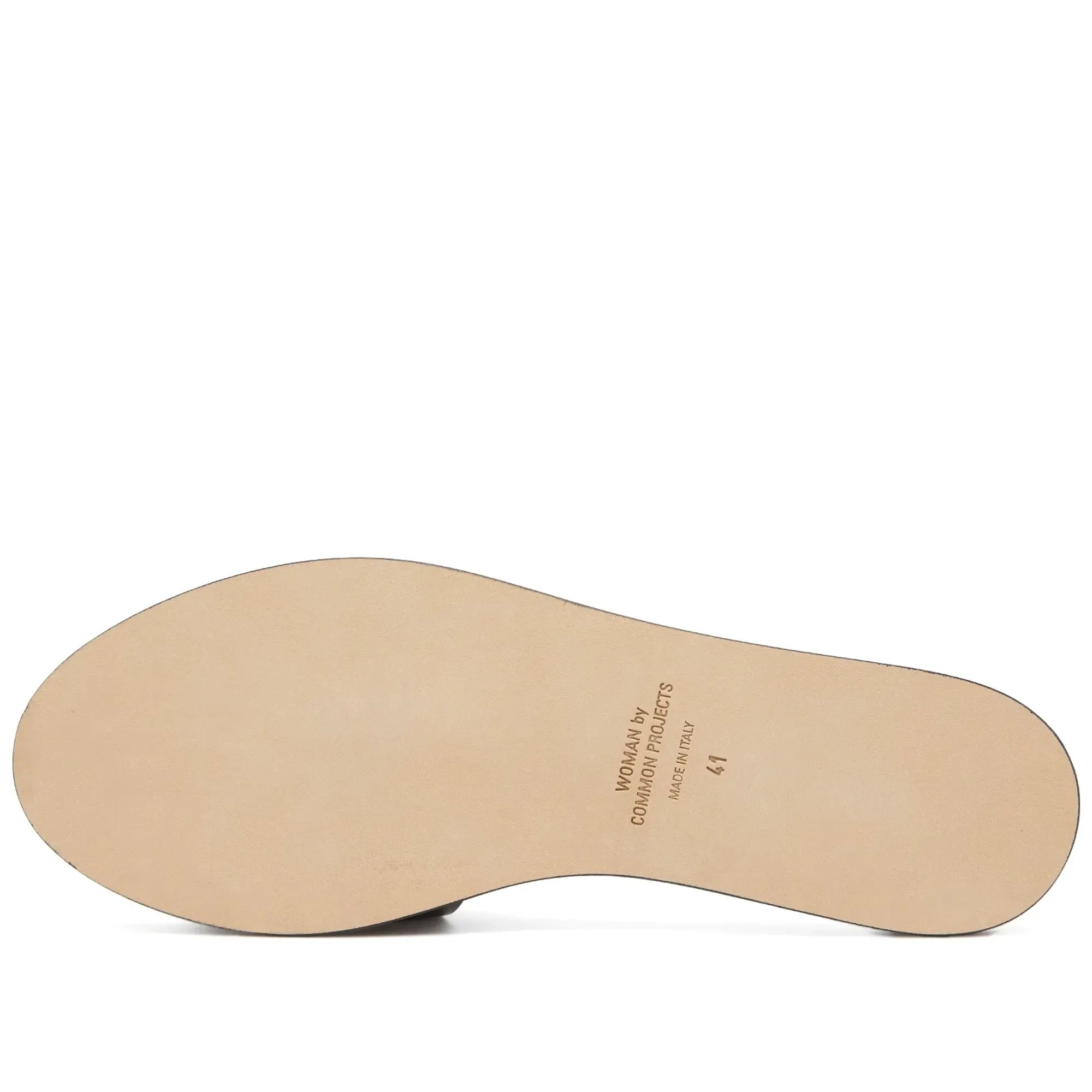 Woman by Common Projects Women's Leather Slides Black