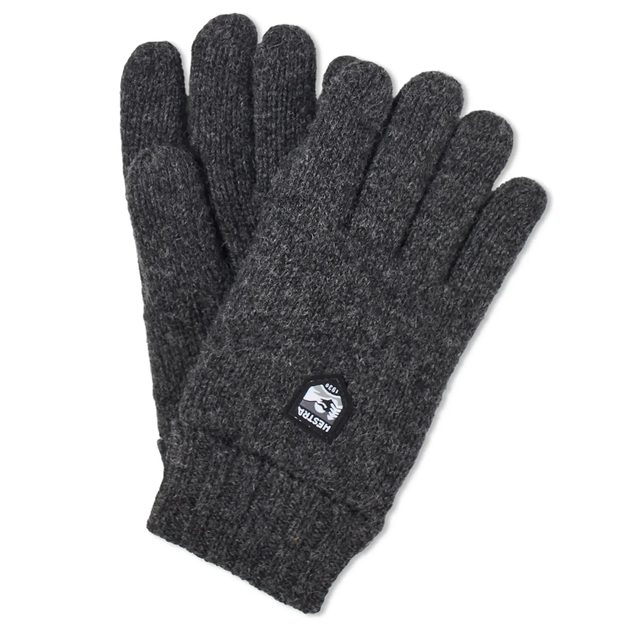 Hestra Men's Basic Wool Glove Charcoal