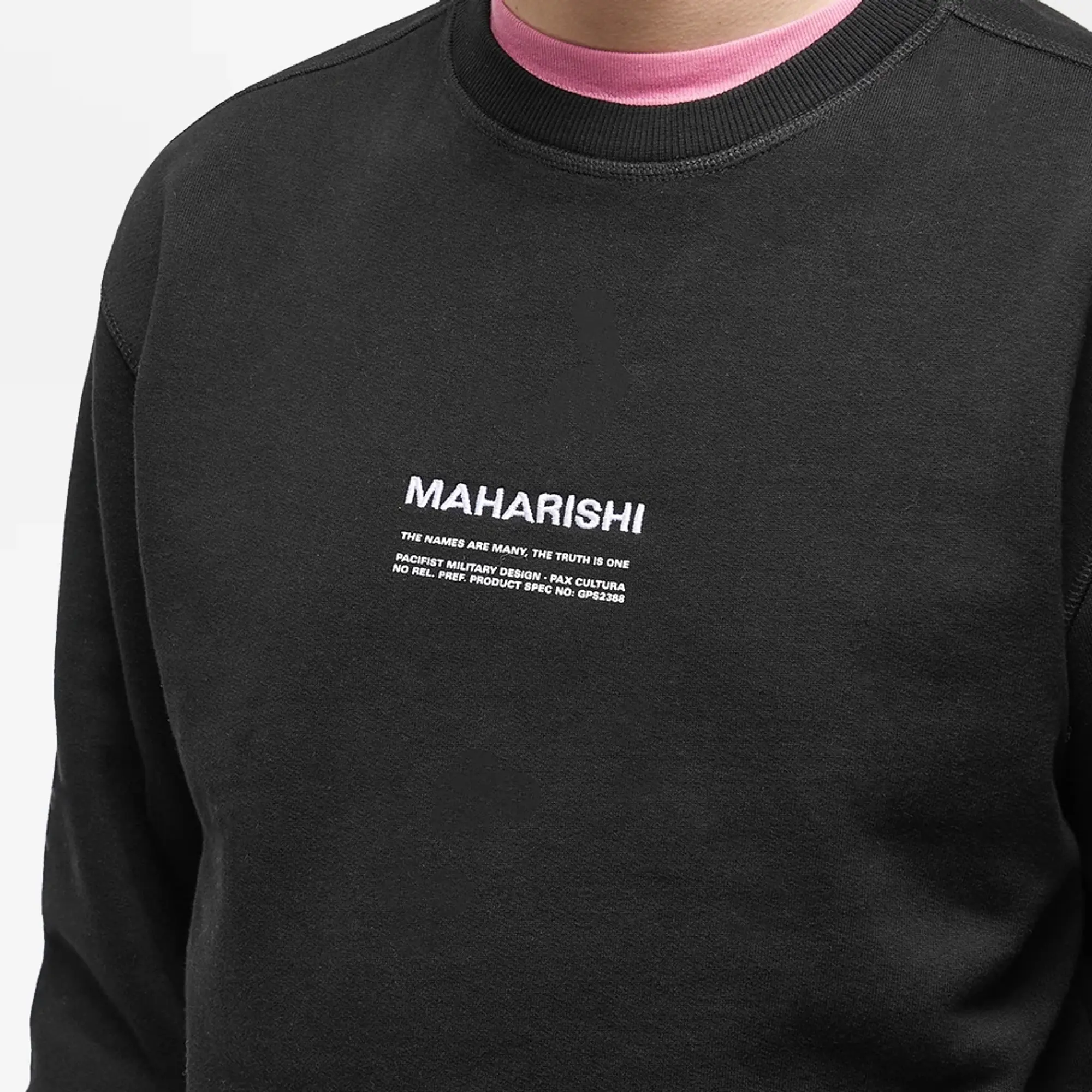Maharishi Men's Classic MILTYPE Crew Sweat Black