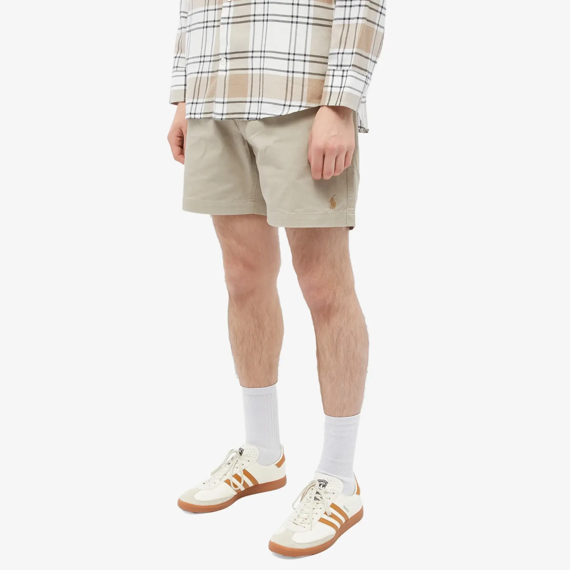 Polo Ralph Lauren  SHORT PREPSTER AJUSTABLE ELASTIQUE AVEC CORDON INTERIEUR LOGO PO  men's Shorts in Beige