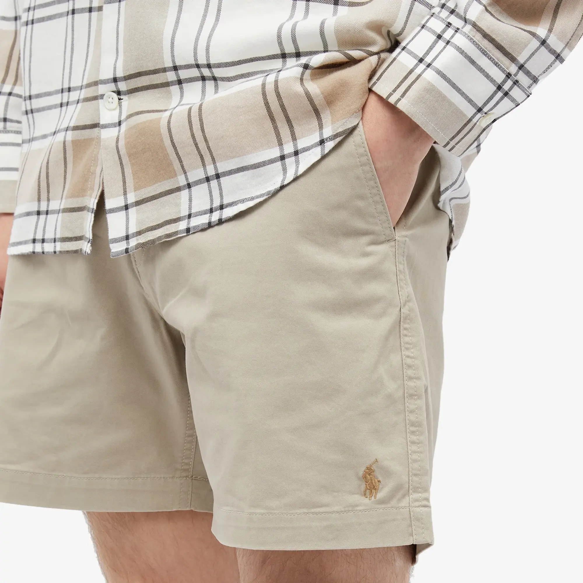 Polo Ralph Lauren  SHORT PREPSTER AJUSTABLE ELASTIQUE AVEC CORDON INTERIEUR LOGO PO  men's Shorts in Beige