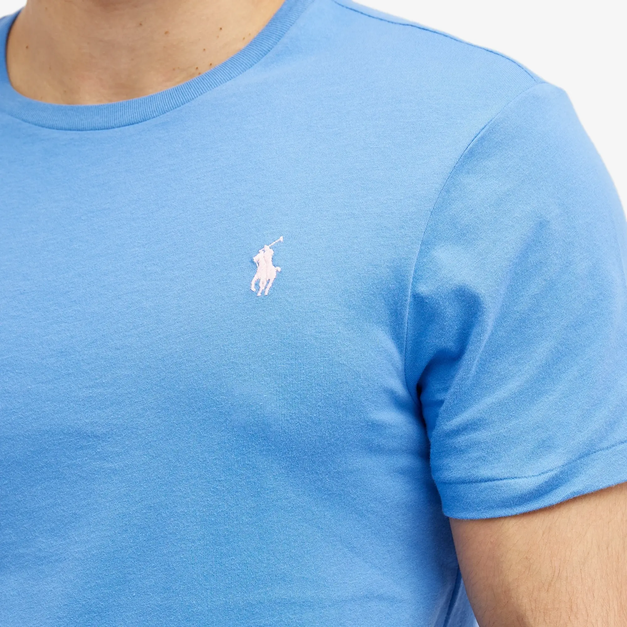 Polo Ralph Lauren  T-SHIRT AJUSTE EN COTON  men's T shirt in Blue
