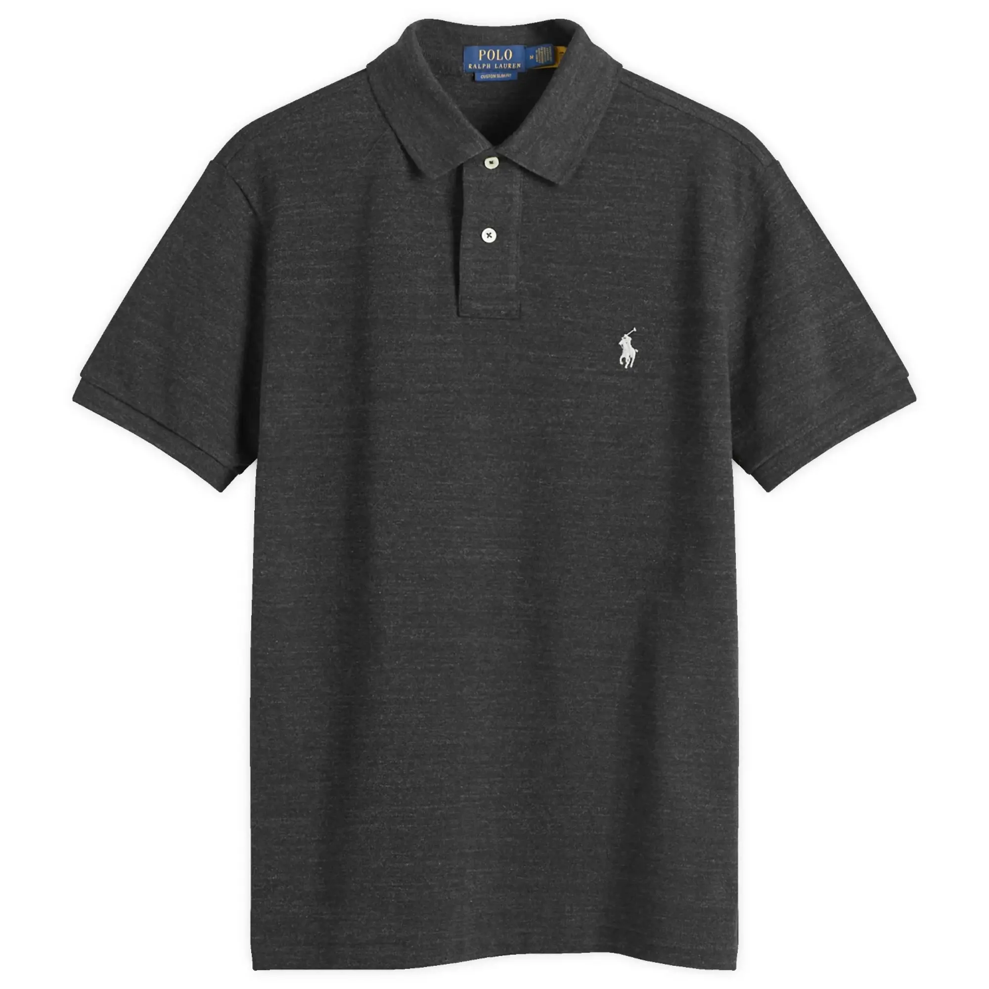 Polo Ralph Lauren  POLO AJUSTE DROIT EN COTON BASIC MESH LOGO PONY PLAYER  men's Polo shirt in Black