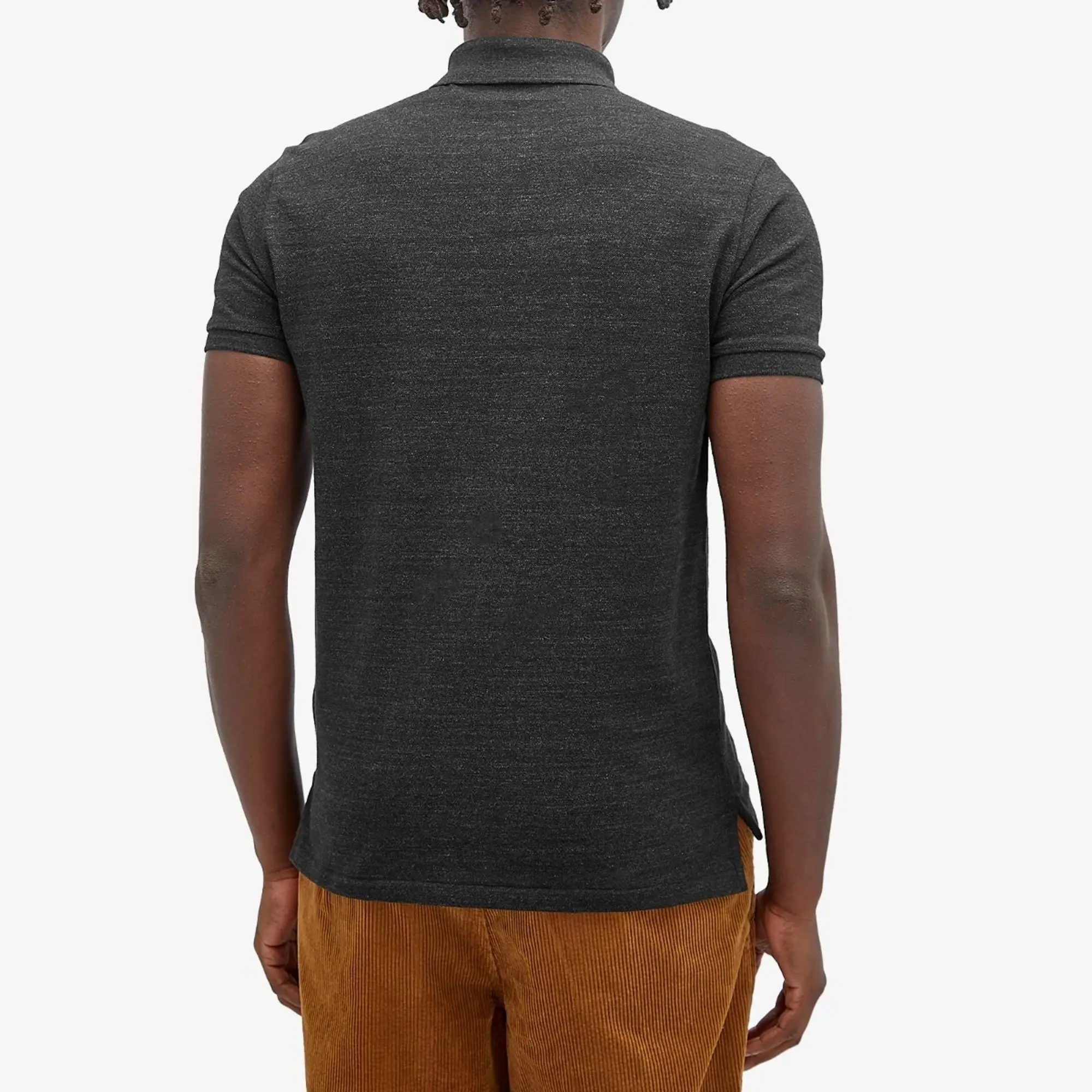 Polo Ralph Lauren  POLO AJUSTE DROIT EN COTON BASIC MESH LOGO PONY PLAYER  men's Polo shirt in Black