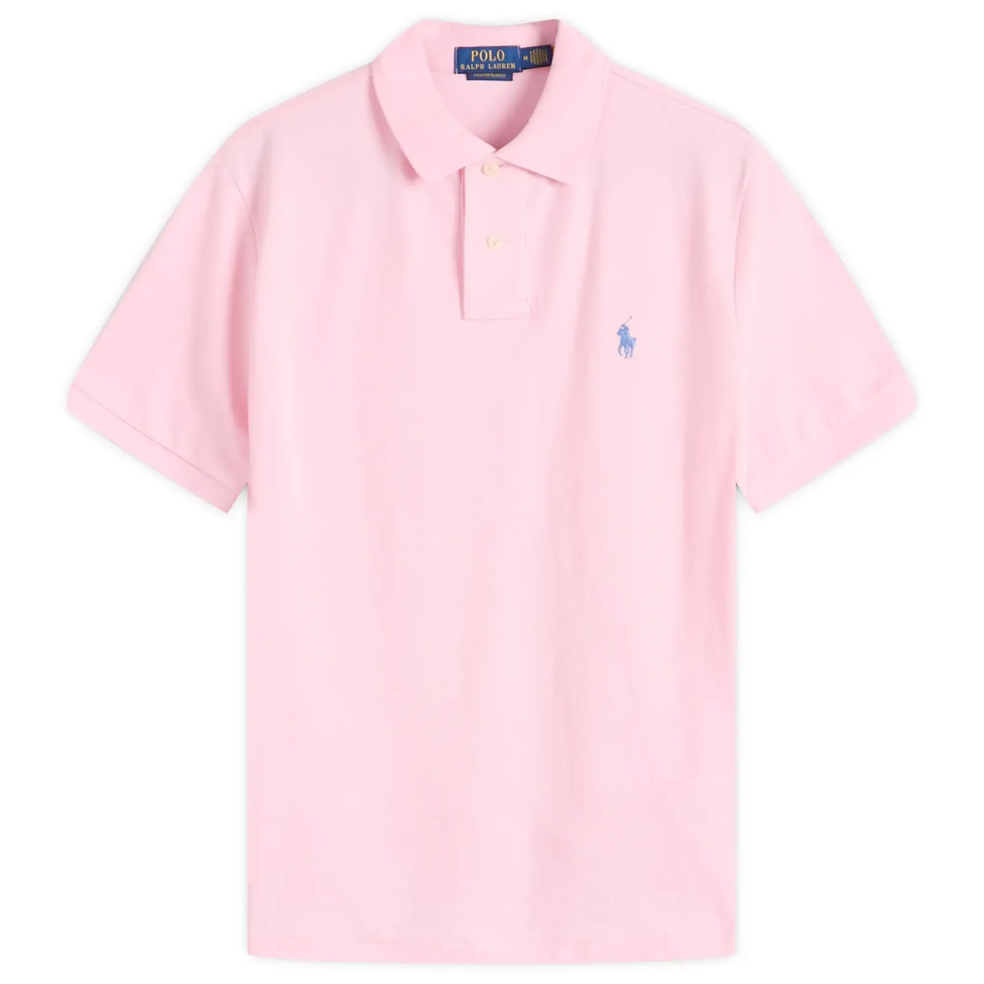 Polo Ralph Lauren Ralph Lauren Cotton Mesh Trim Fit Polo Shirt, Carmel Pink/C7349