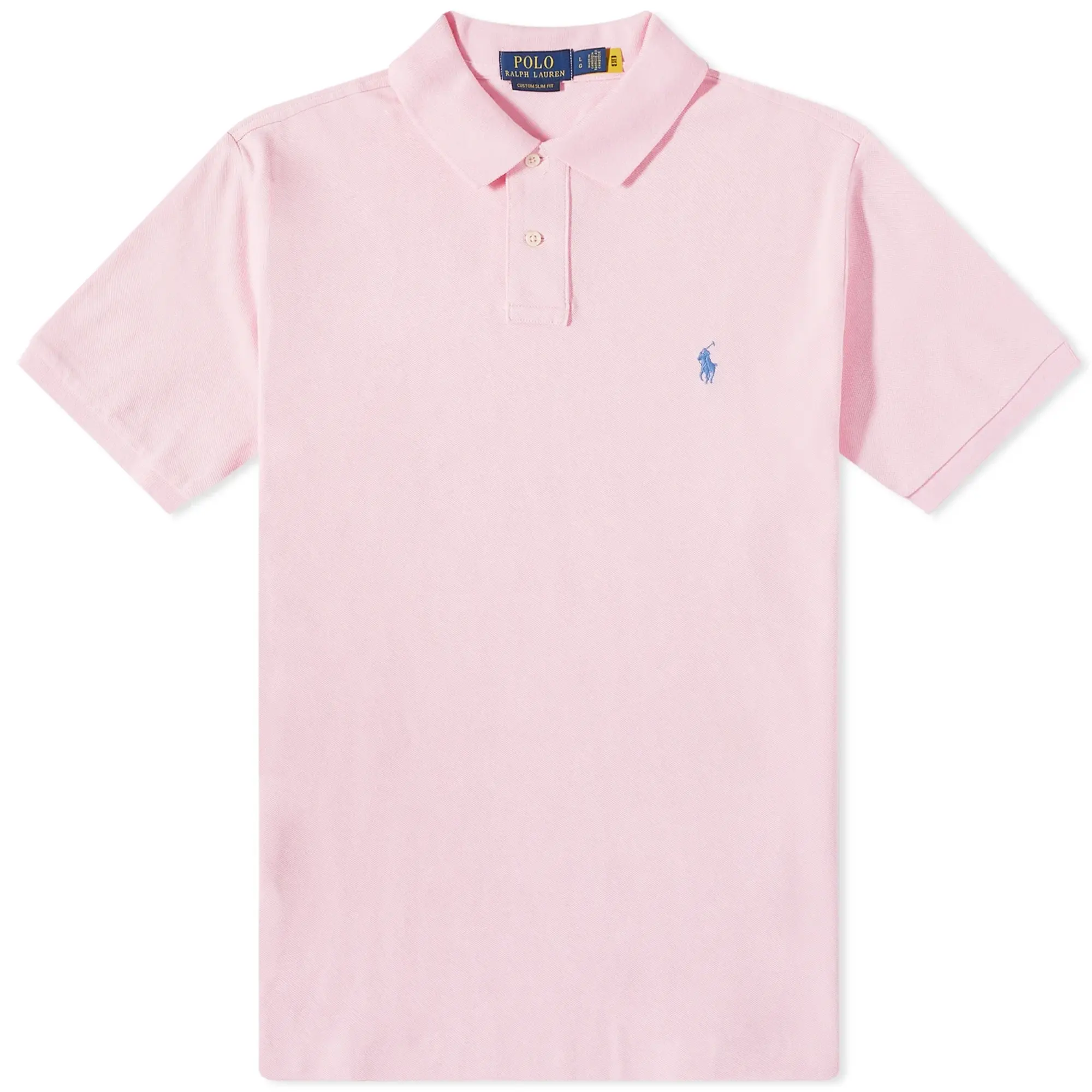 Polo Ralph Lauren Ralph Lauren Cotton Mesh Trim Fit Polo Shirt, Carmel Pink/C7349