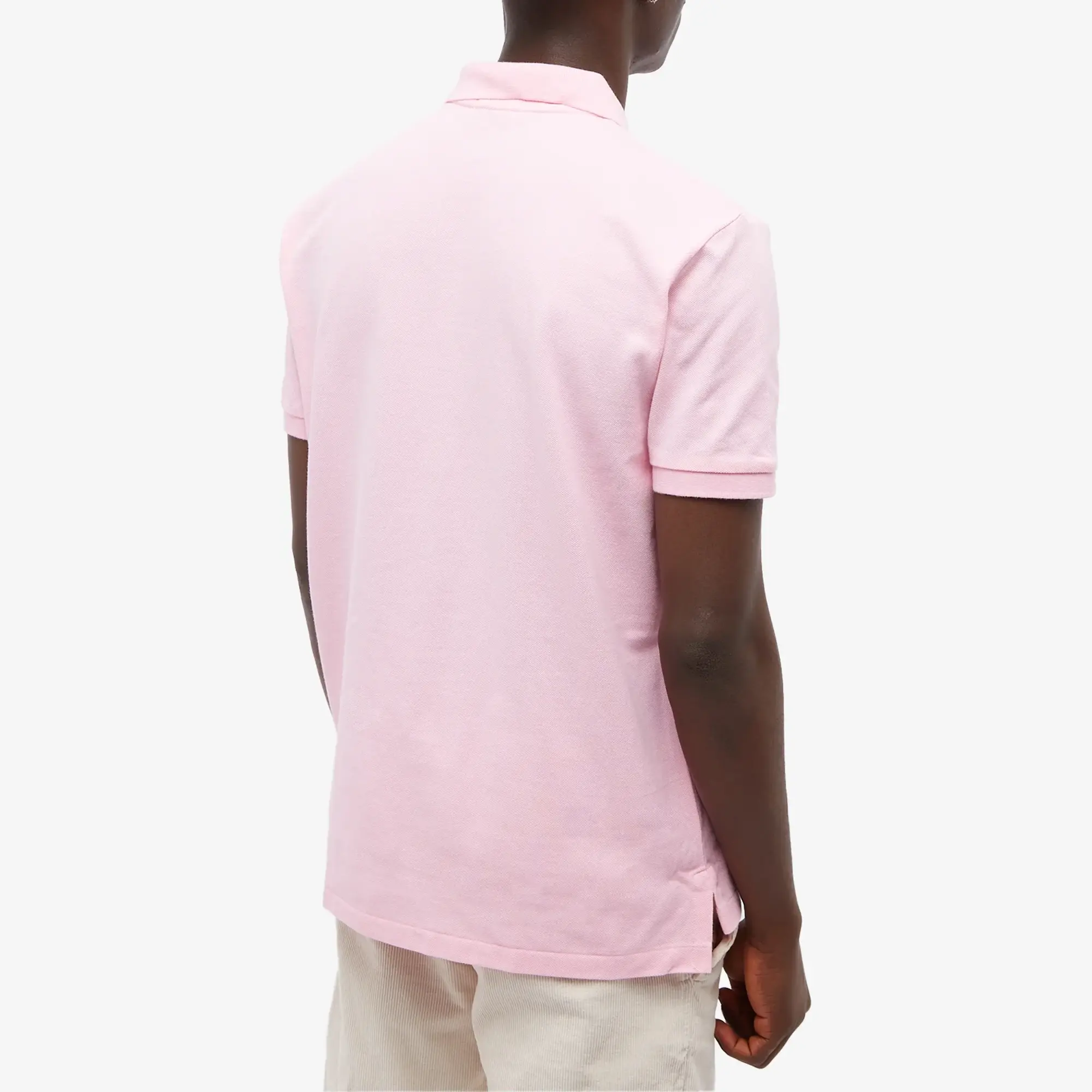 Polo Ralph Lauren Ralph Lauren Cotton Mesh Trim Fit Polo Shirt, Carmel Pink/C7349