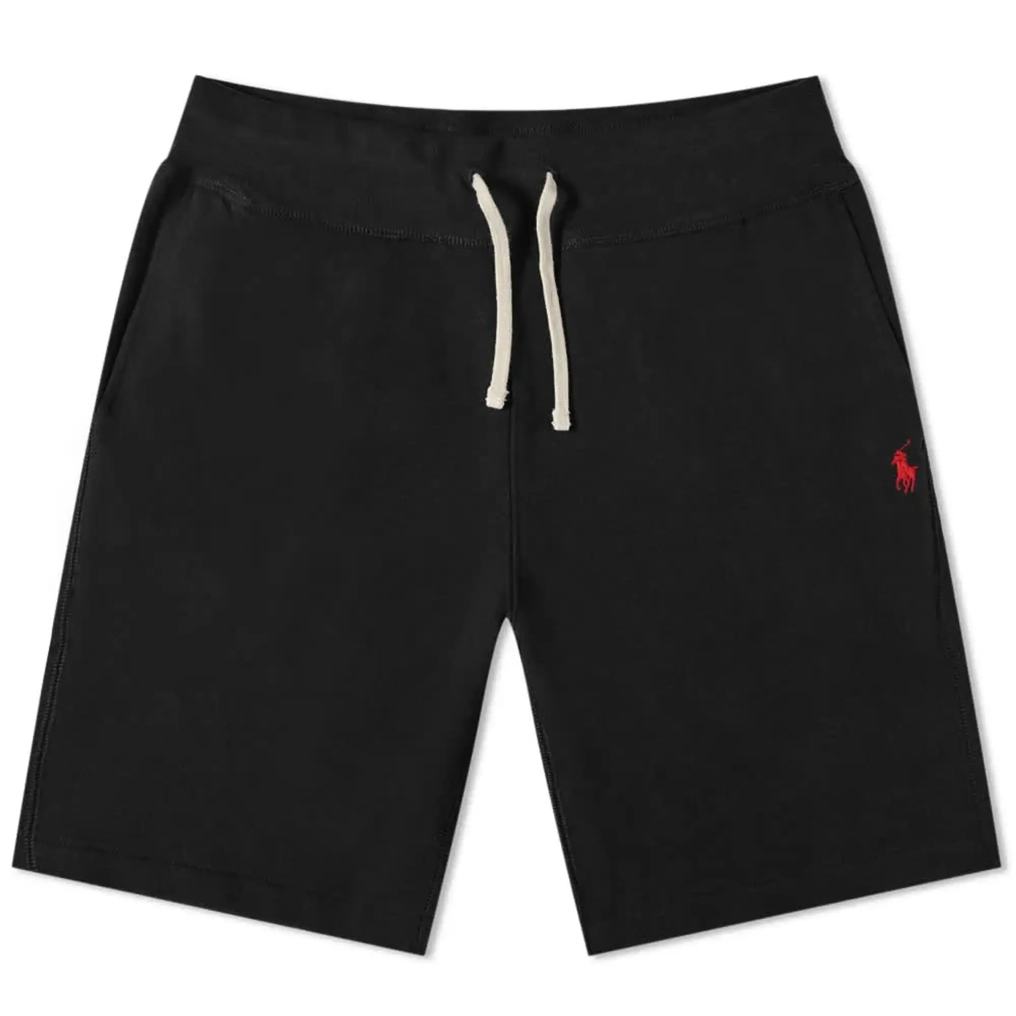 Polo Ralph Lauren  SHORT MOLTONE EN COTON LOGO PONY PLAYER  men's Shorts in Black