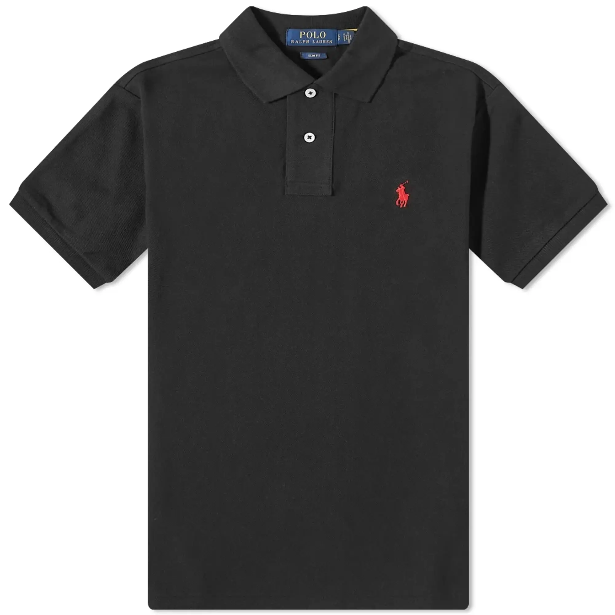 Polo Ralph Lauren  POLO AJUSTE SLIM FIT EN COTON BASIC MESH  men's Polo shirt in Black