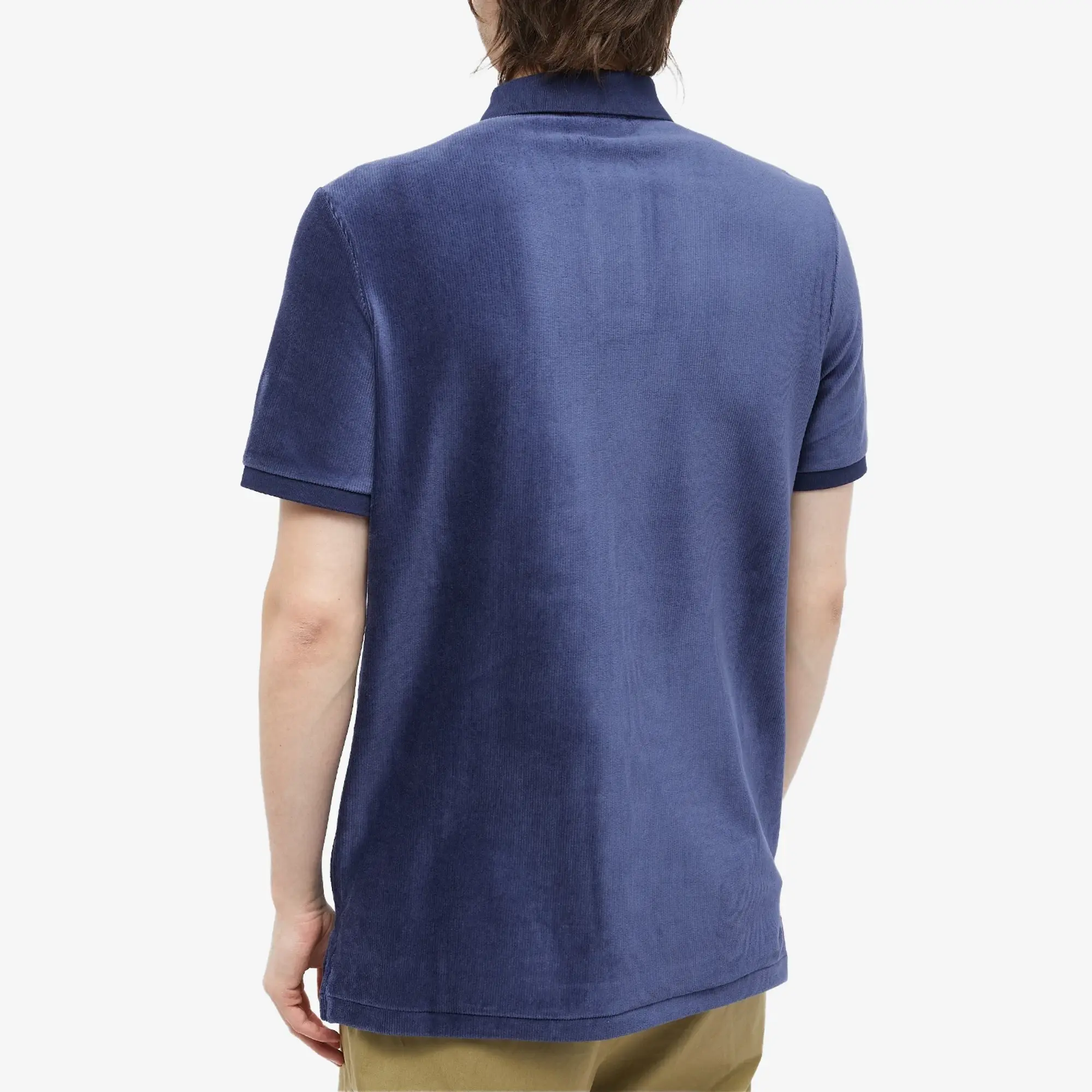 Polo Ralph Lauren Men's Knitted Cord Polo Newport Navy