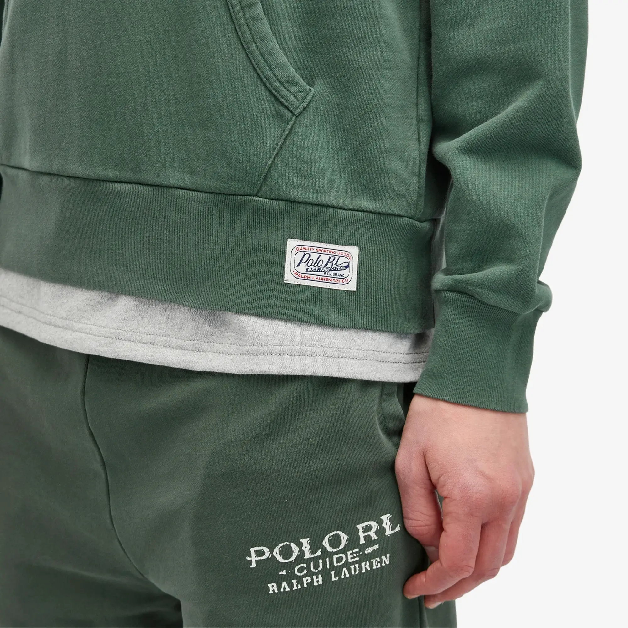 END. x Polo Ralph Lauren Men's Dry Goods Hoodie Washed Forest
