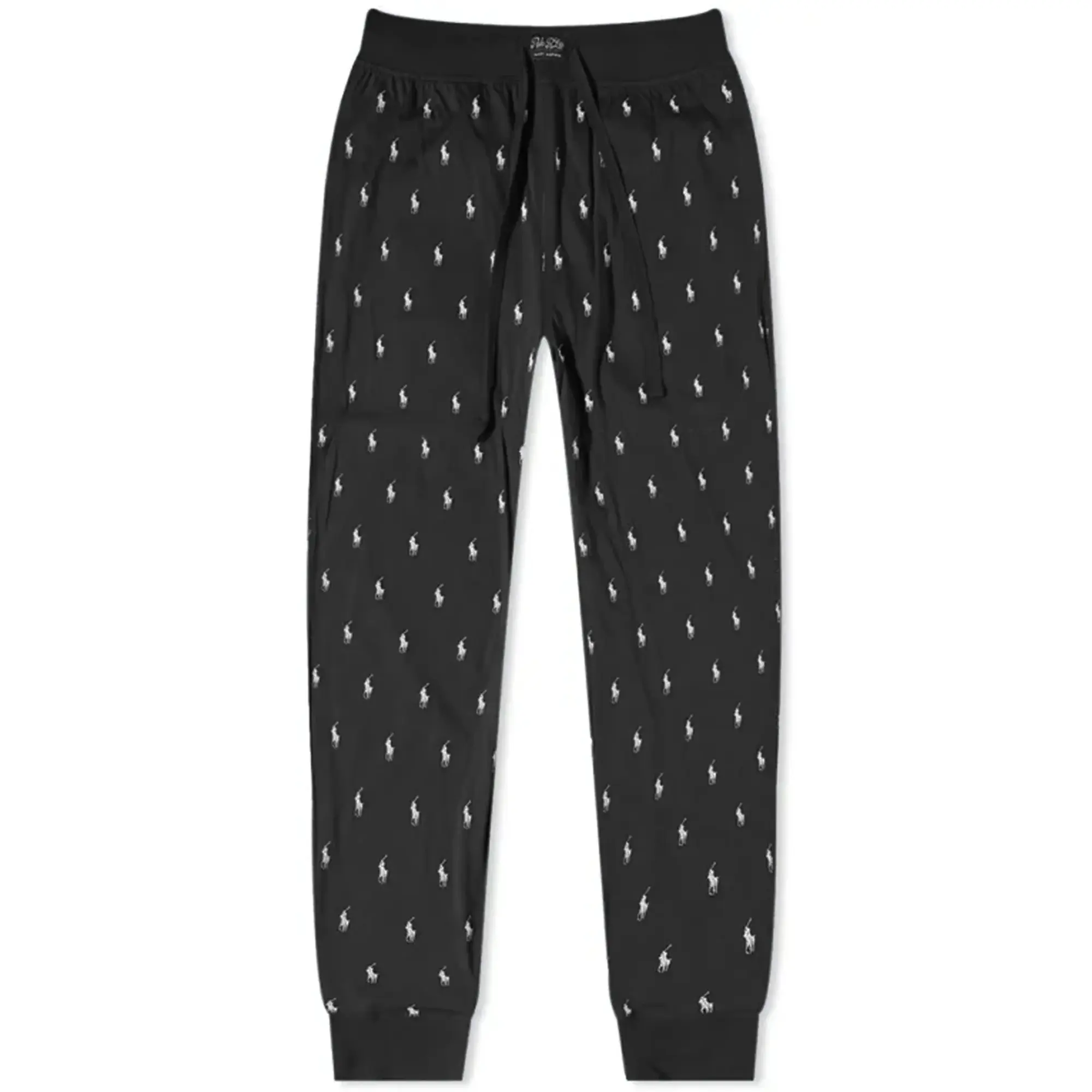 Polo Ralph Lauren Men s Sleepwear All Over Pony Sweat Pant Polo Black 714899500001 FOOTY.COM