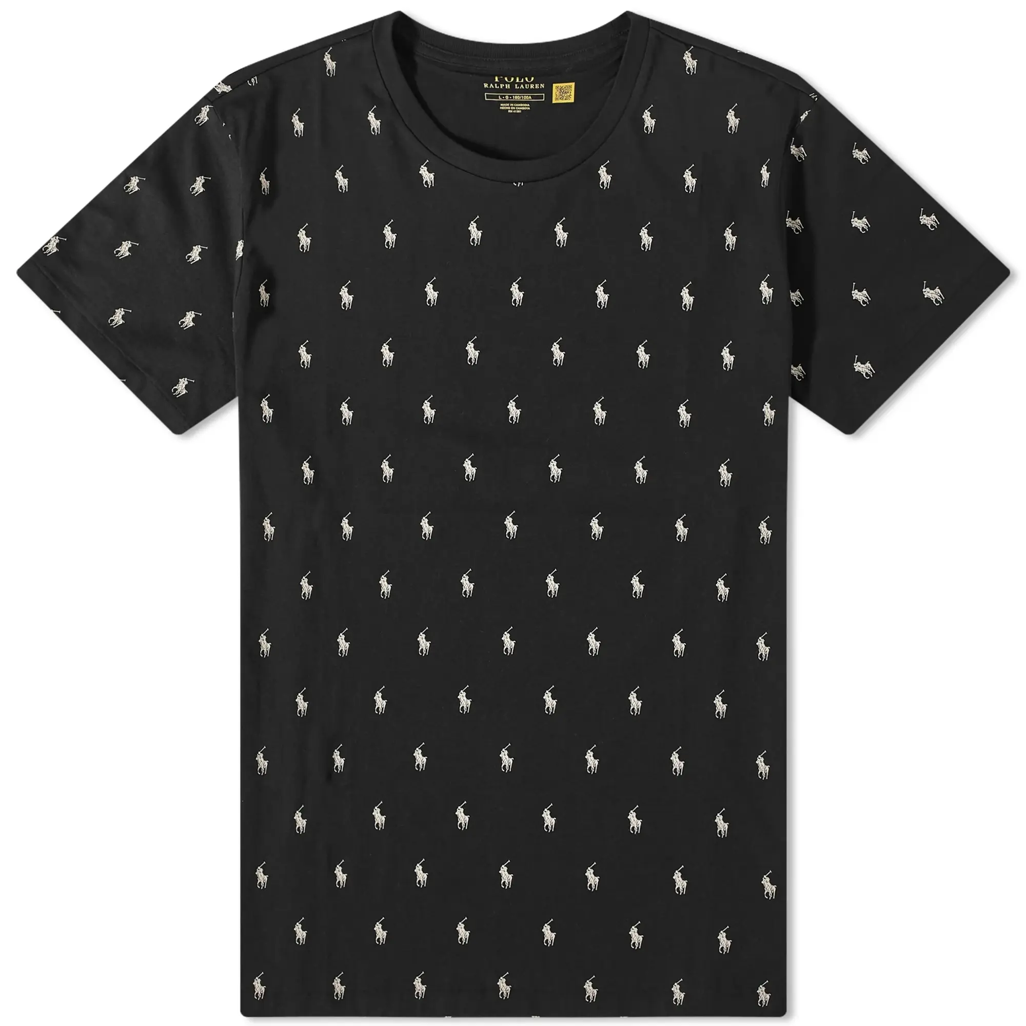 Polo Ralph Lauren S/S Crew-Sleep-Top Men Sleep- & Loungewear Black