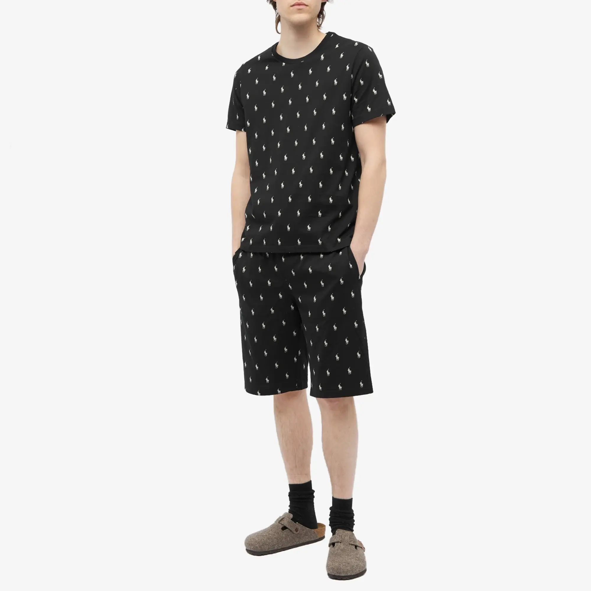 Polo Ralph Lauren S/S Crew-Sleep-Top Men Sleep- & Loungewear Black
