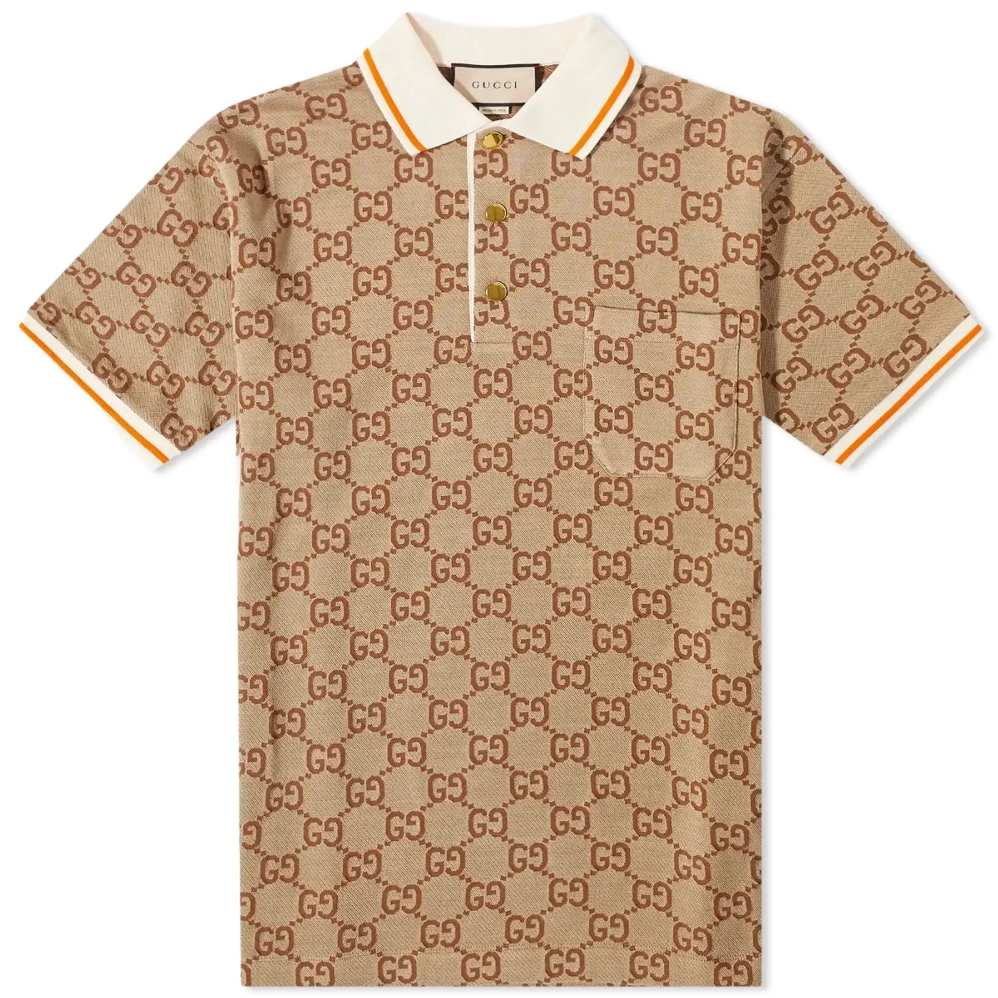Gucci Men's GG Polo Beige