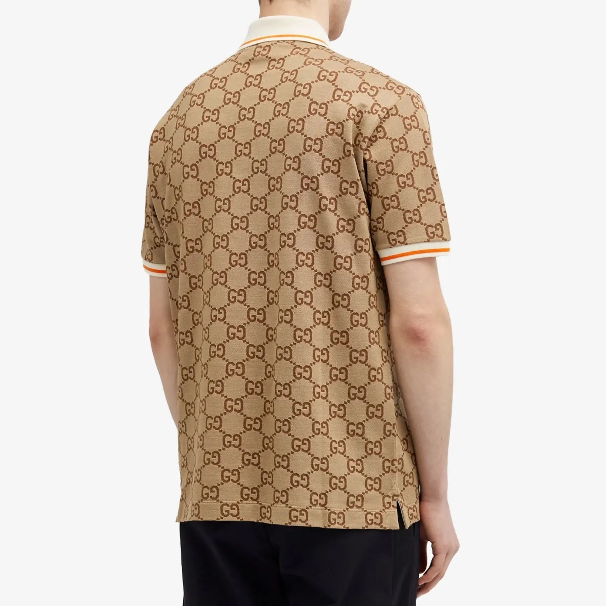 Gucci Men's GG Polo Beige