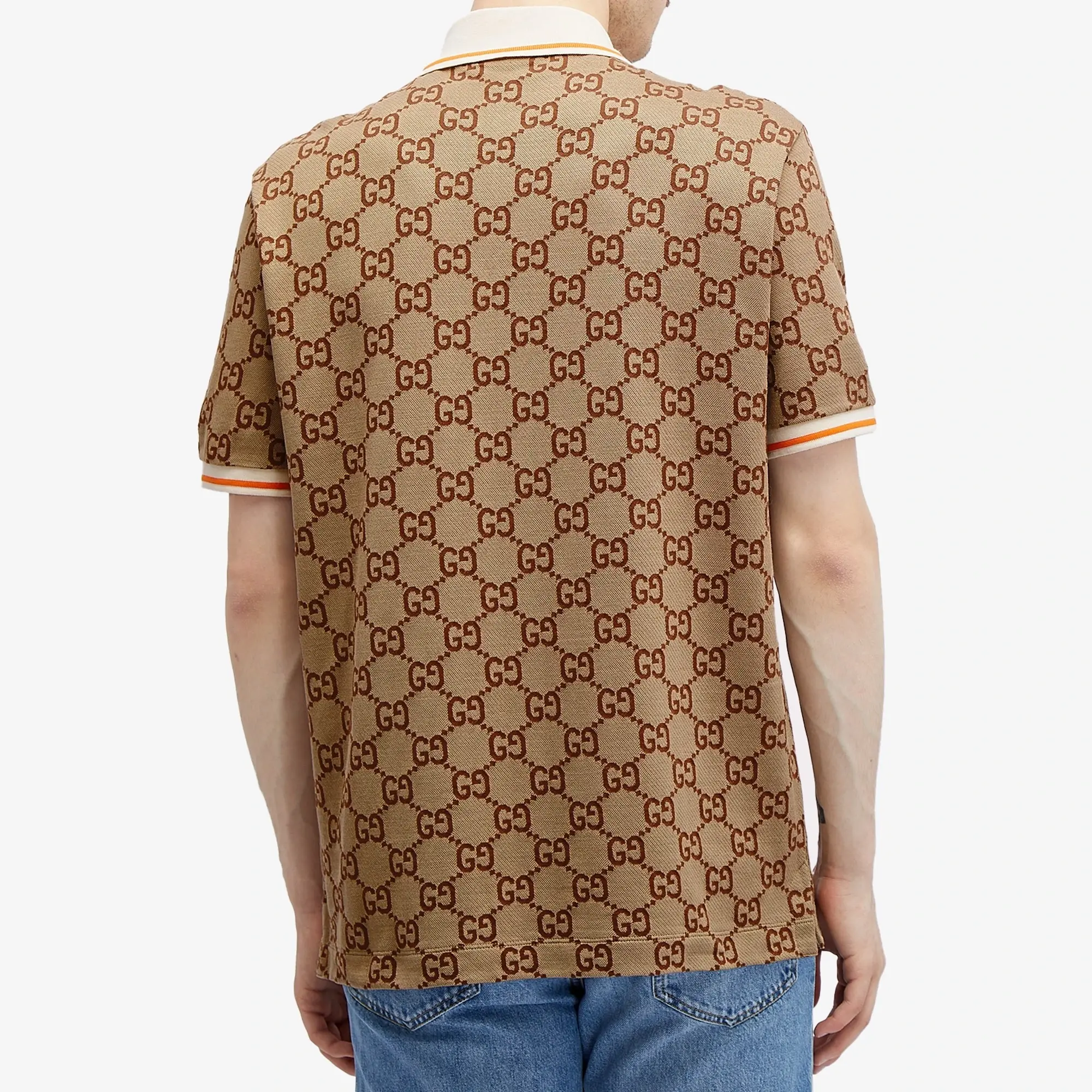 Gucci Men's GG Polo Beige