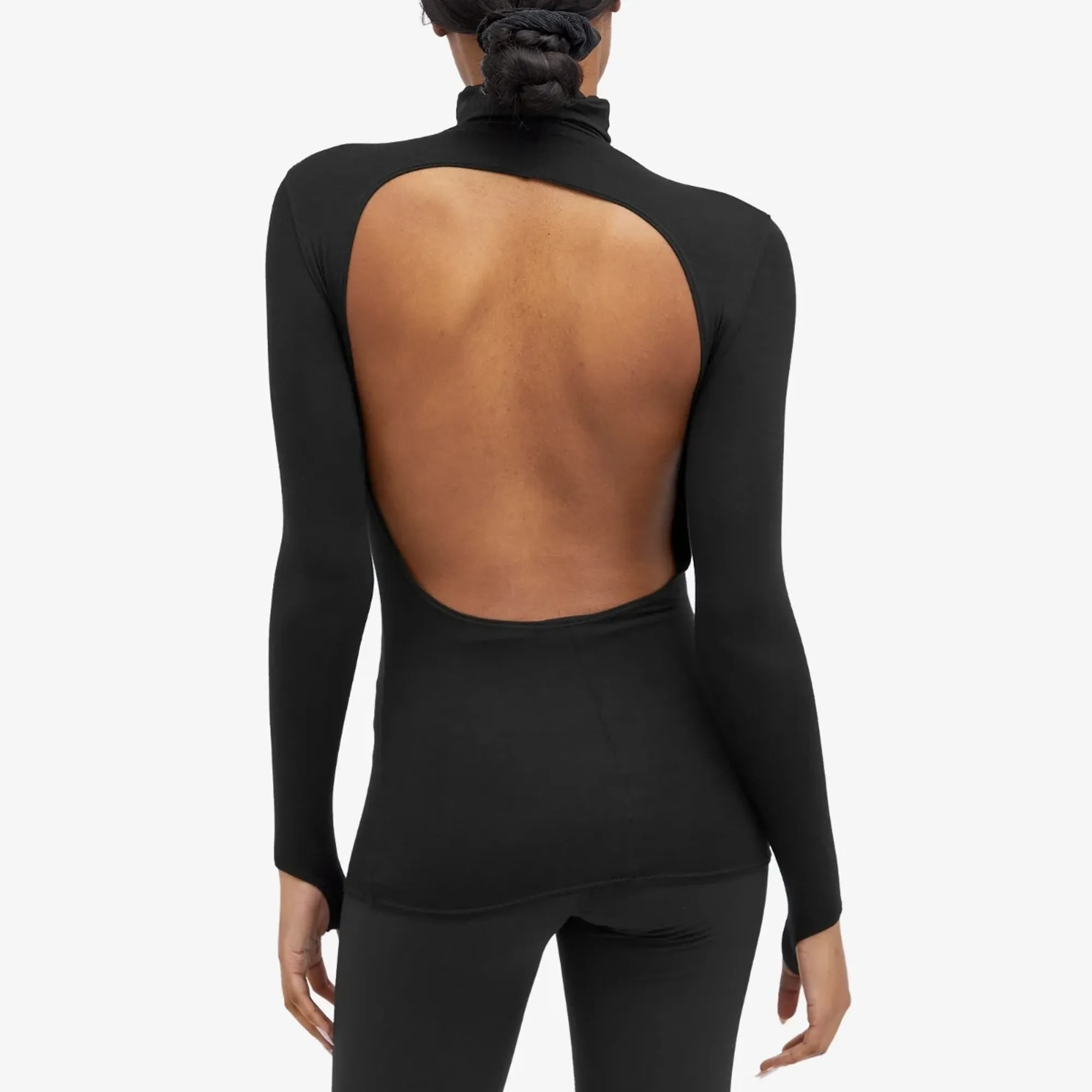 Joah Brown Women's Open Back Turtleneck Top Black | 743LST -BLK | FOOTY.COM Joah Brown Women's Open Back Turtleneck Top Black | 743LST -BLK | FOOTY.COM