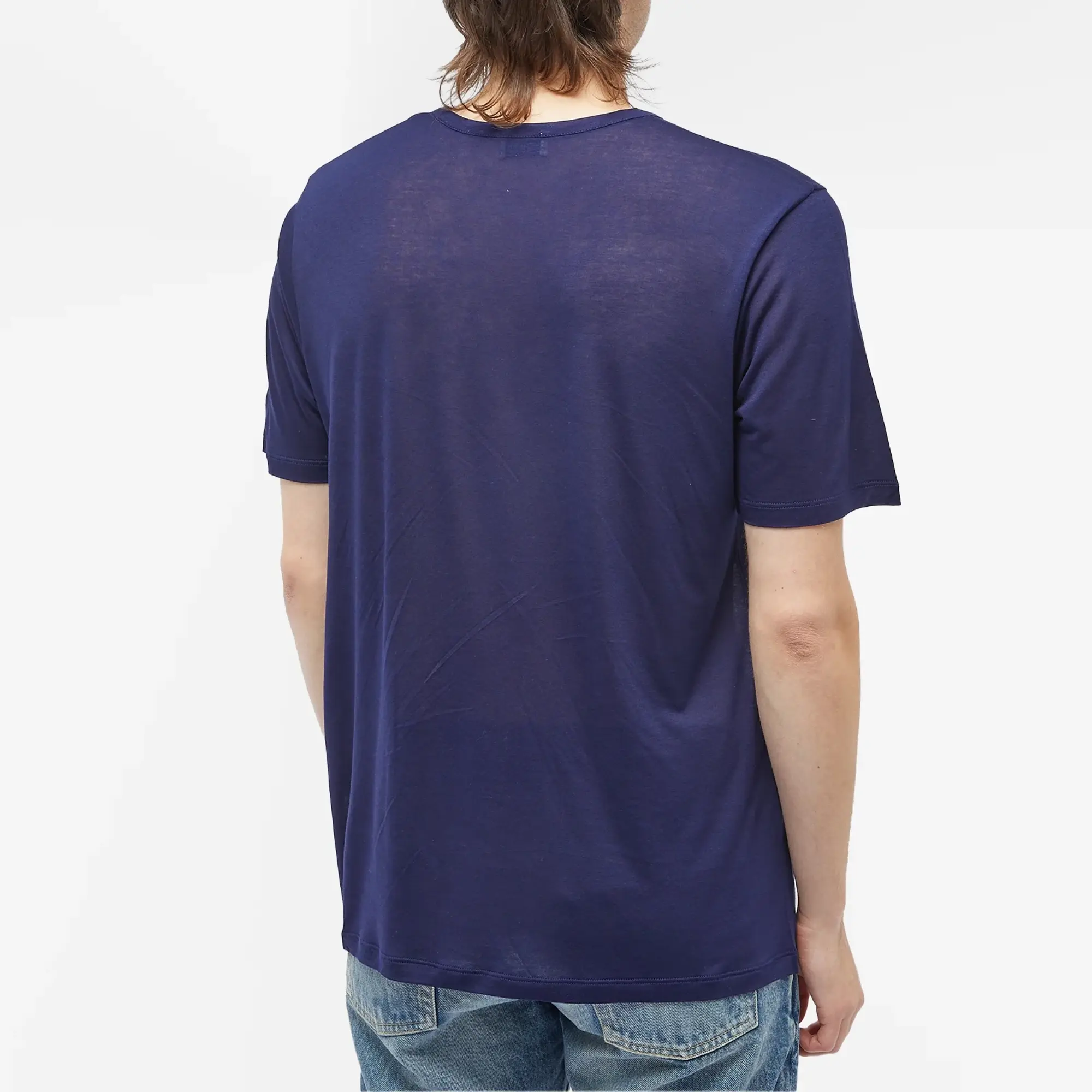 Asics Saint Laurent Men's Embroidered Logo T-Shirt Blueberry