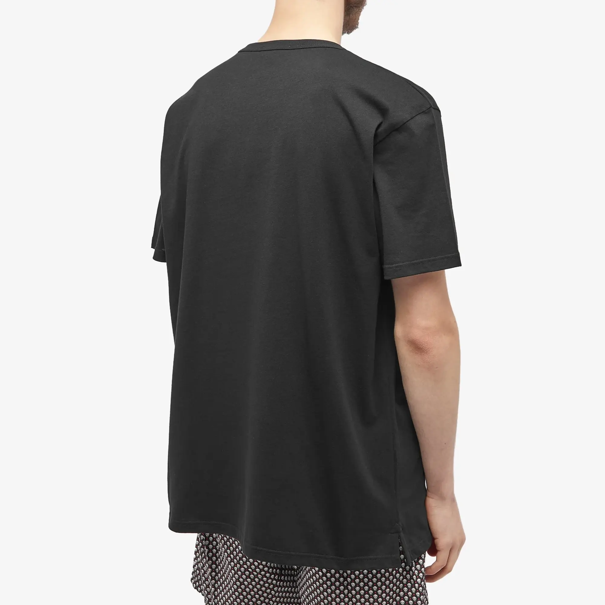 Alexander McQueen Men's Solarized Skull Print T-Shirt Black