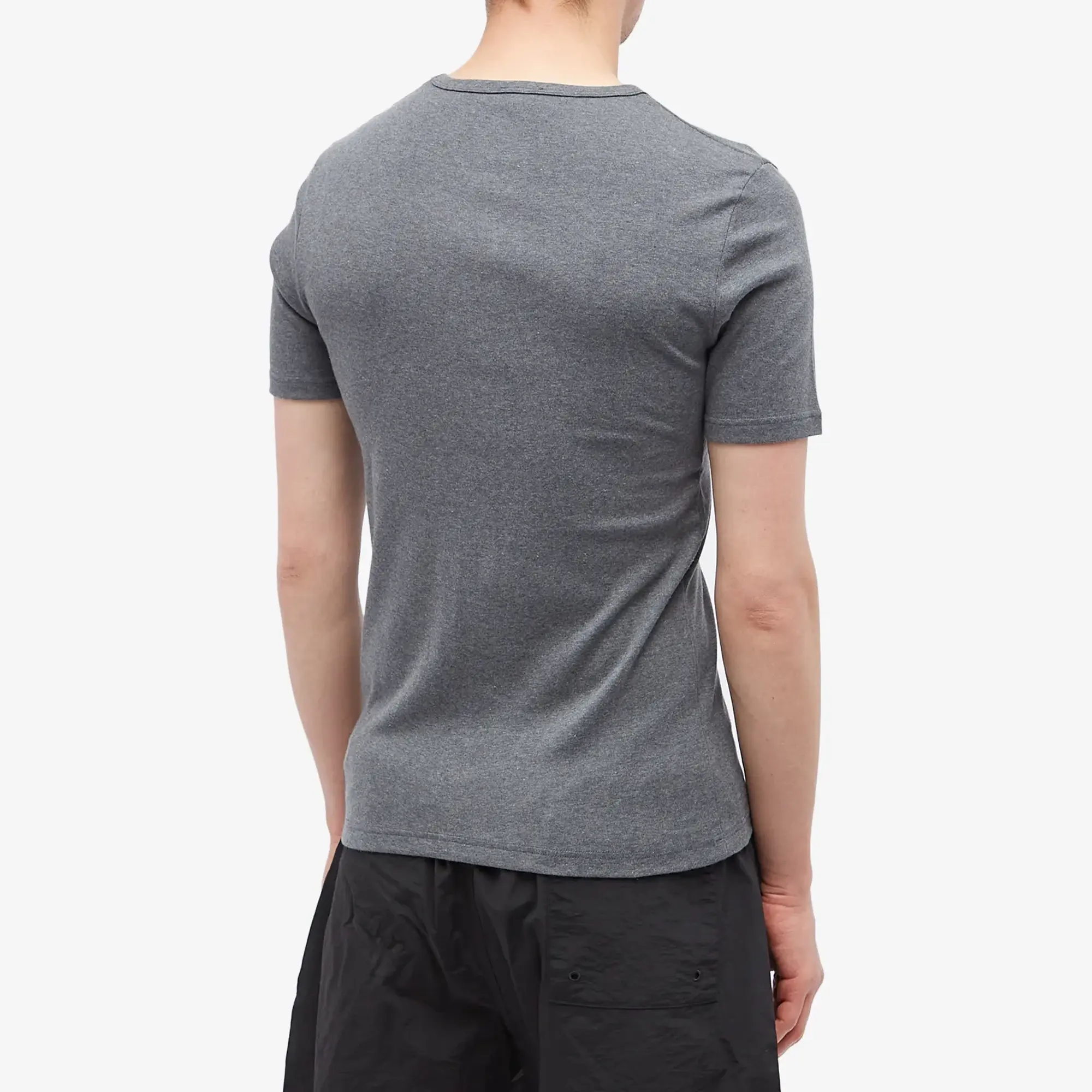 Armor-Lux Men's Basic T-Shirt - 2 Pack White/Grey Marl