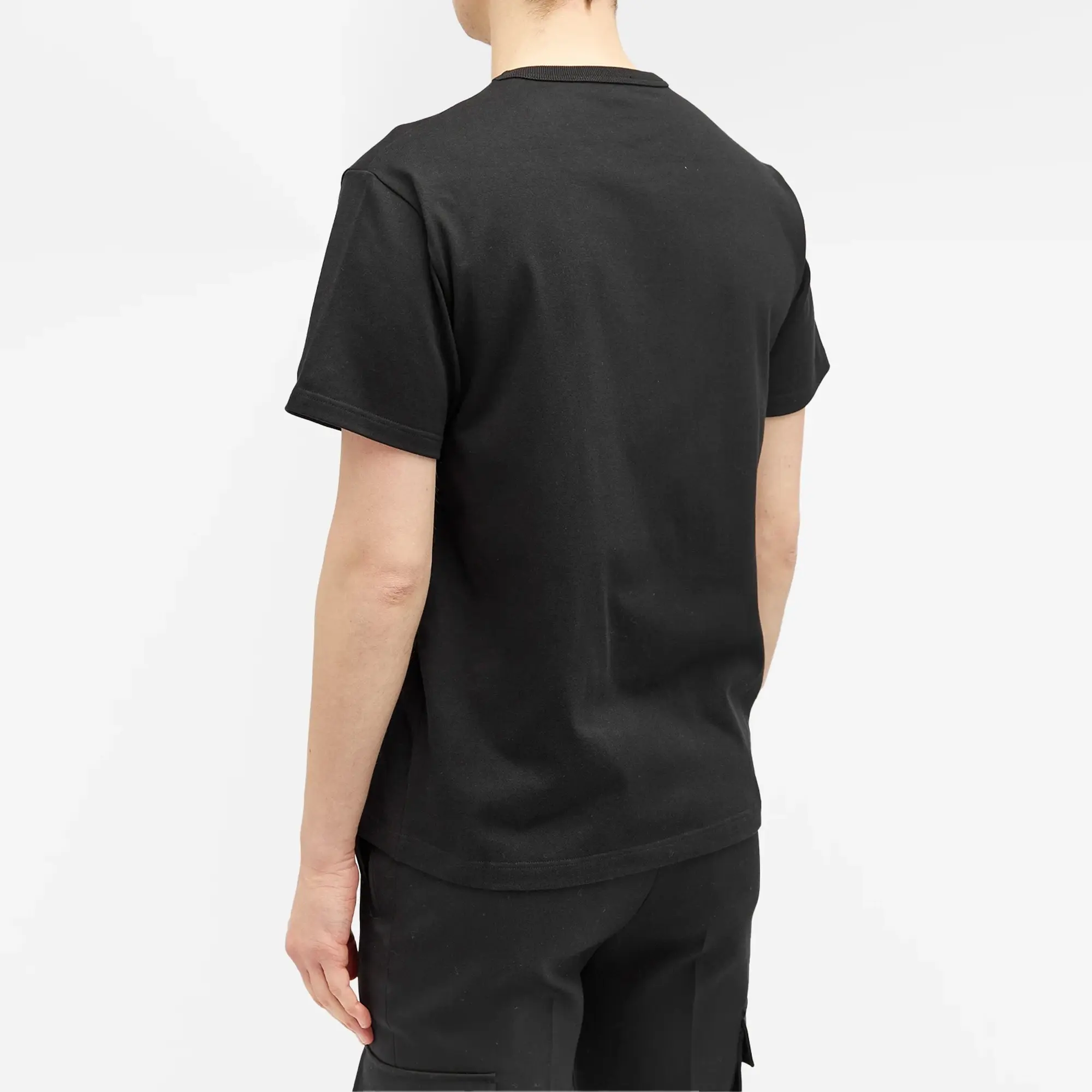 Alexander McQueen Men's Varsity Skull Logo T-Shirt Black/White