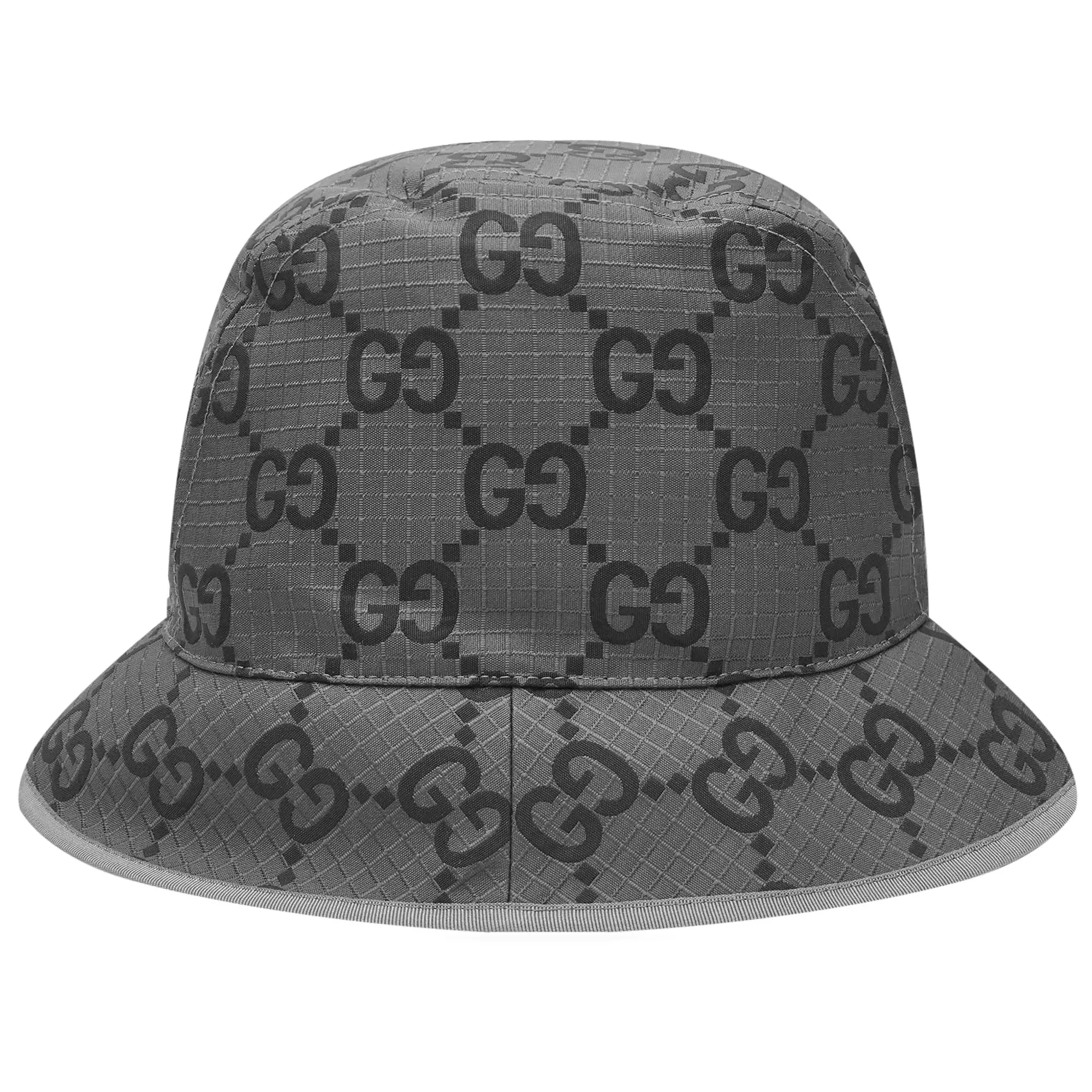 Gucci Men's GG Ripstop Bucket Hat Graphite