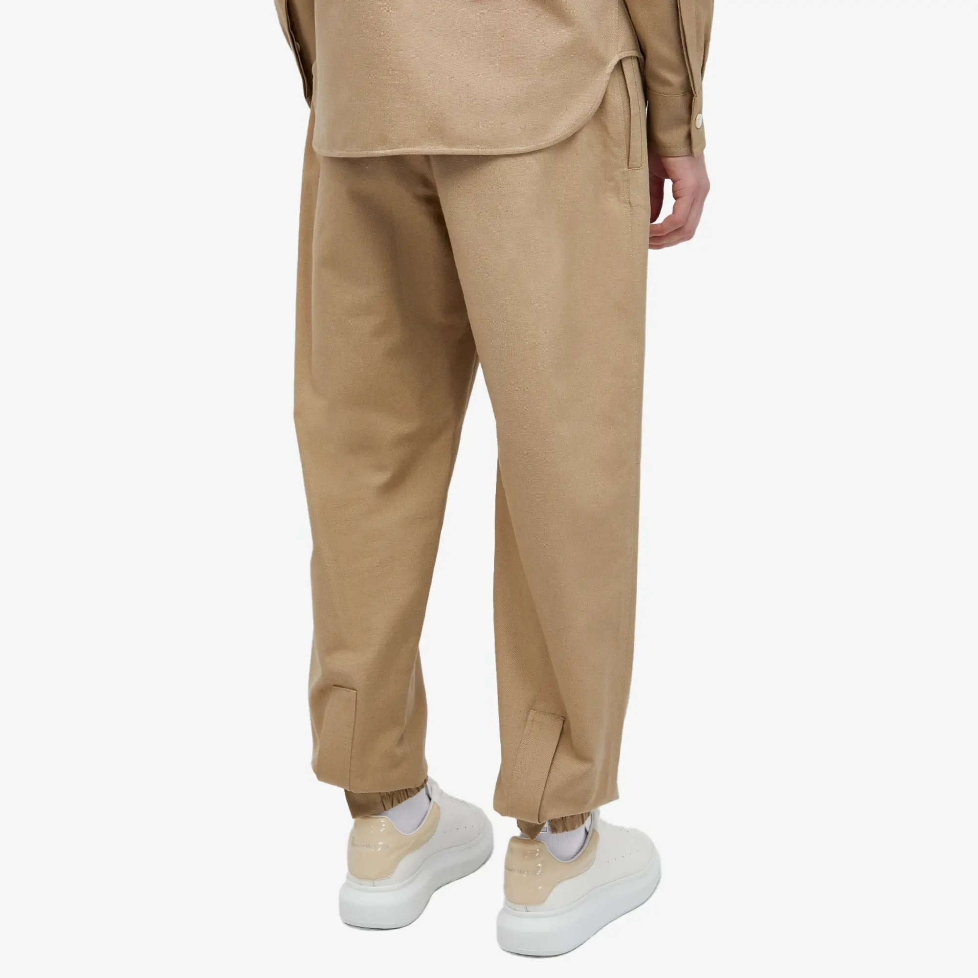 Alexander McQueen Men's Cargo Trousers Beige