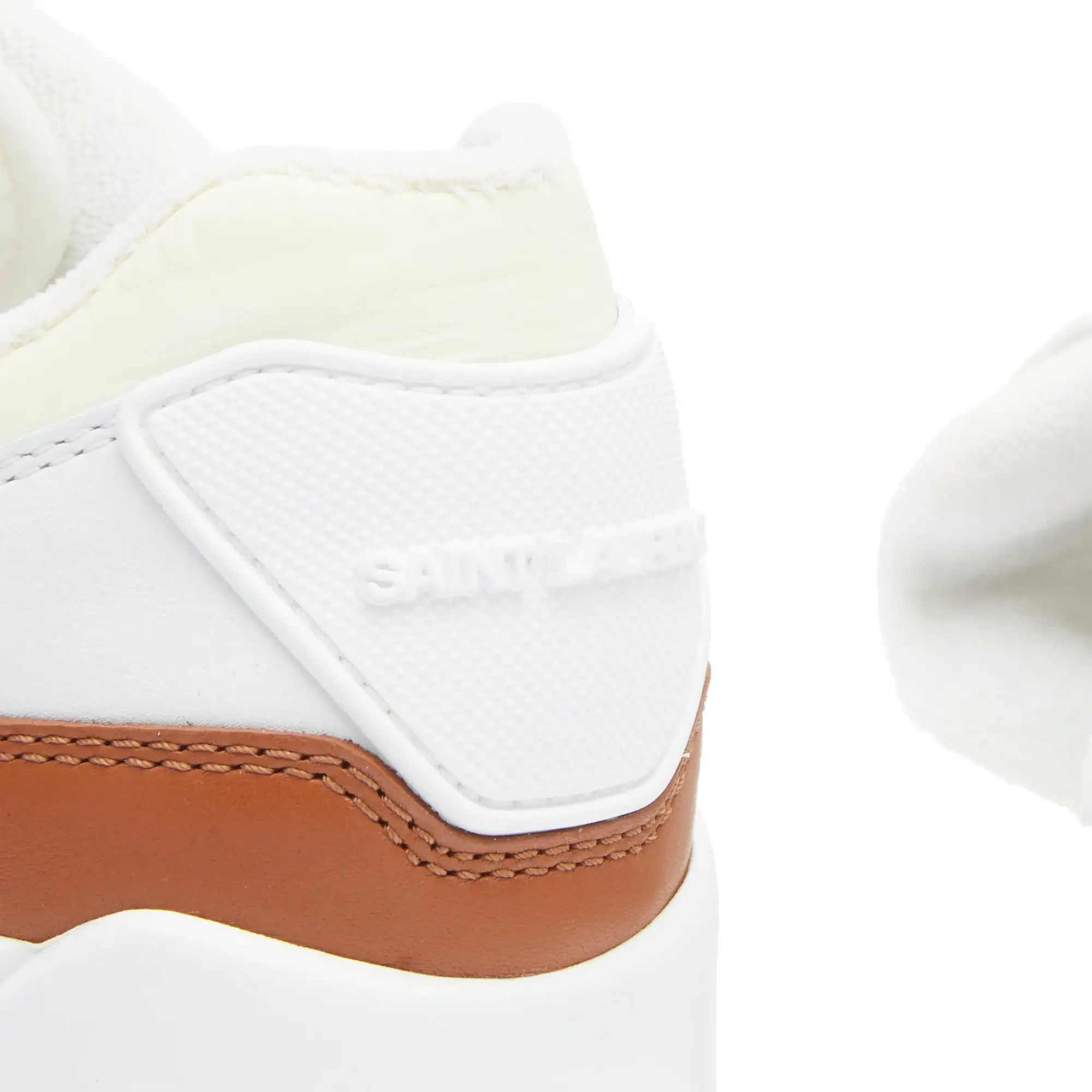 Saint Laurent Men's Bump Cin 15 Sneaker White/Grey/Red