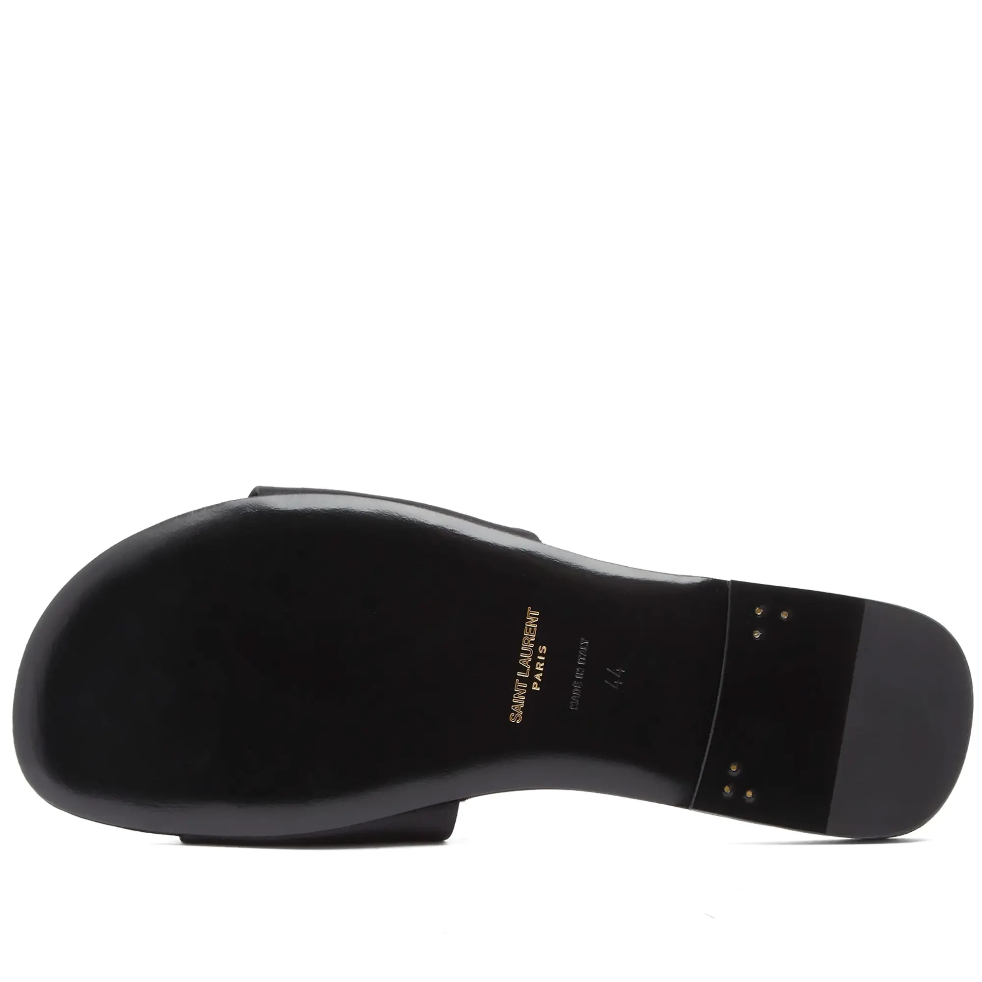 Saint Laurent Men's Tail 05 Slide Sandal Black