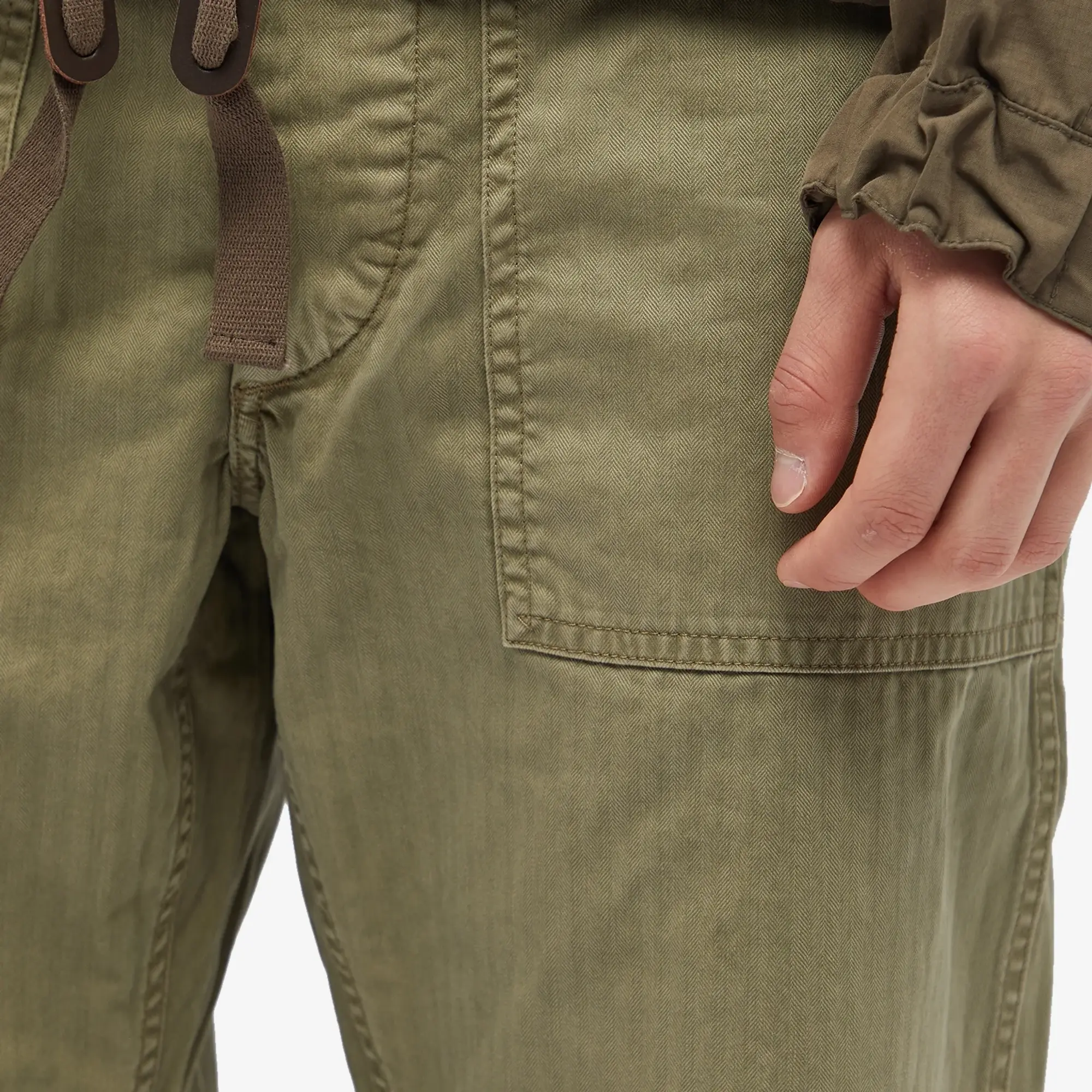 RRL Men's Army Utility Pant Brewster Green