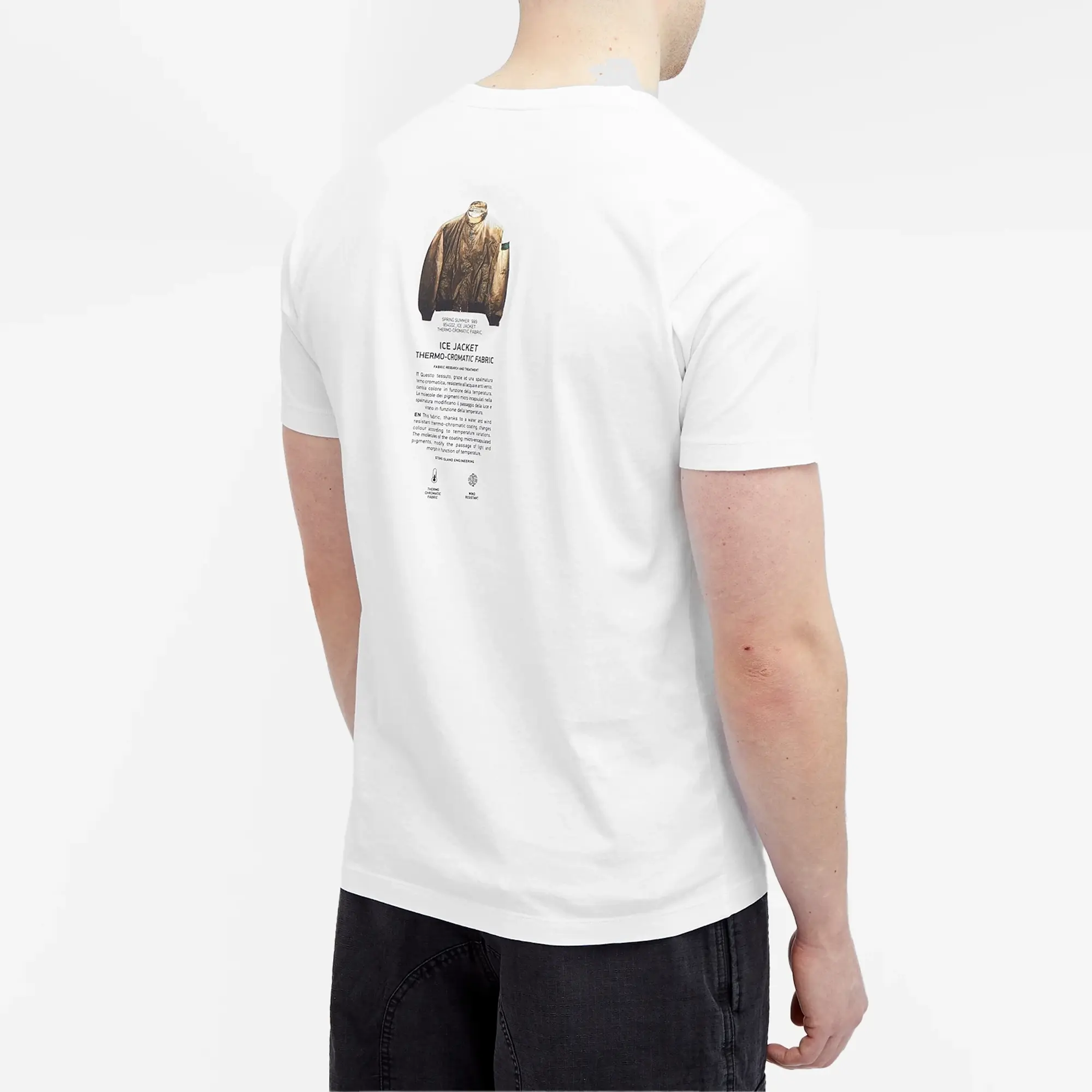 Stone Island Tee Men Shortsleeves White