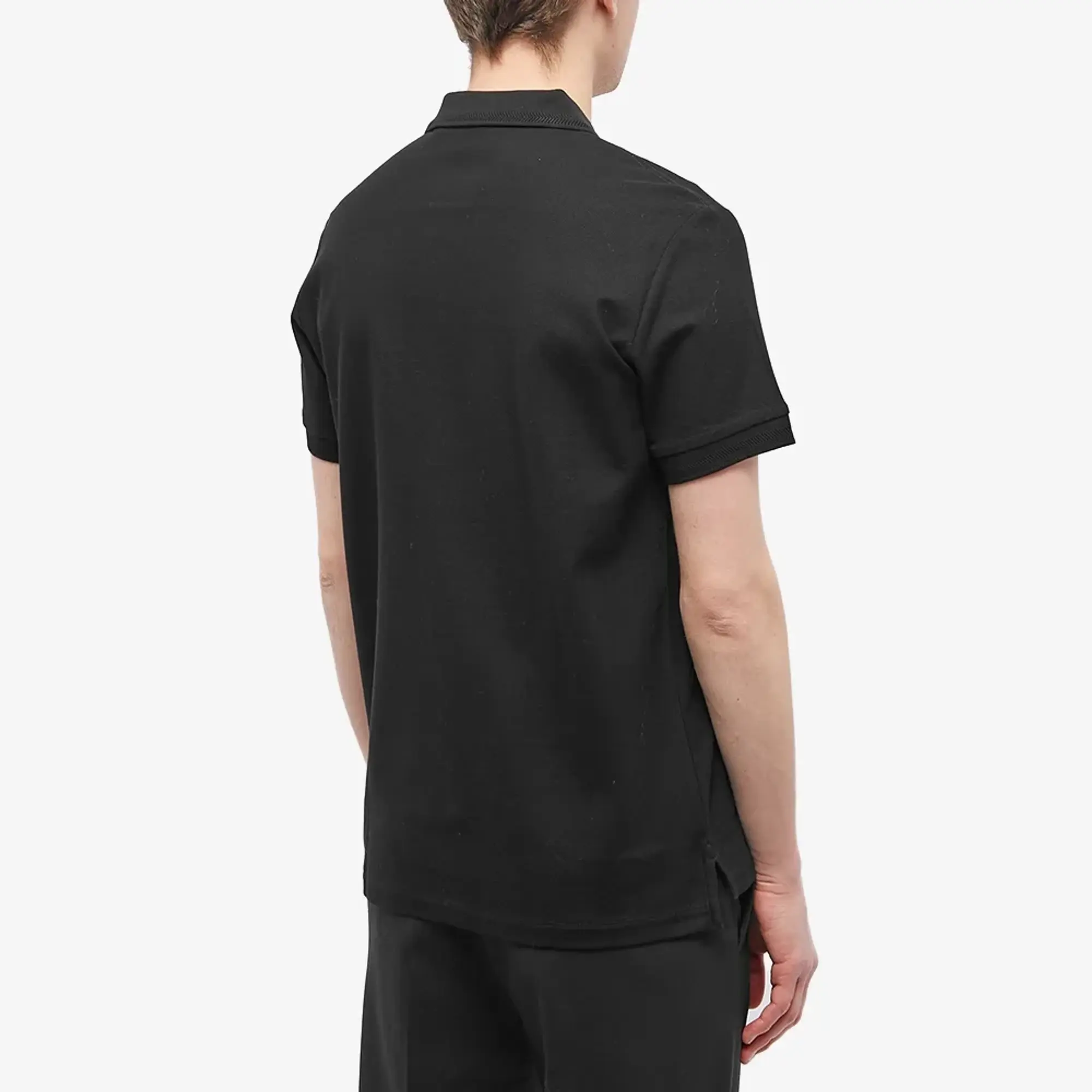 Burberry Men's Eddie TB Circle Logo Polo Black