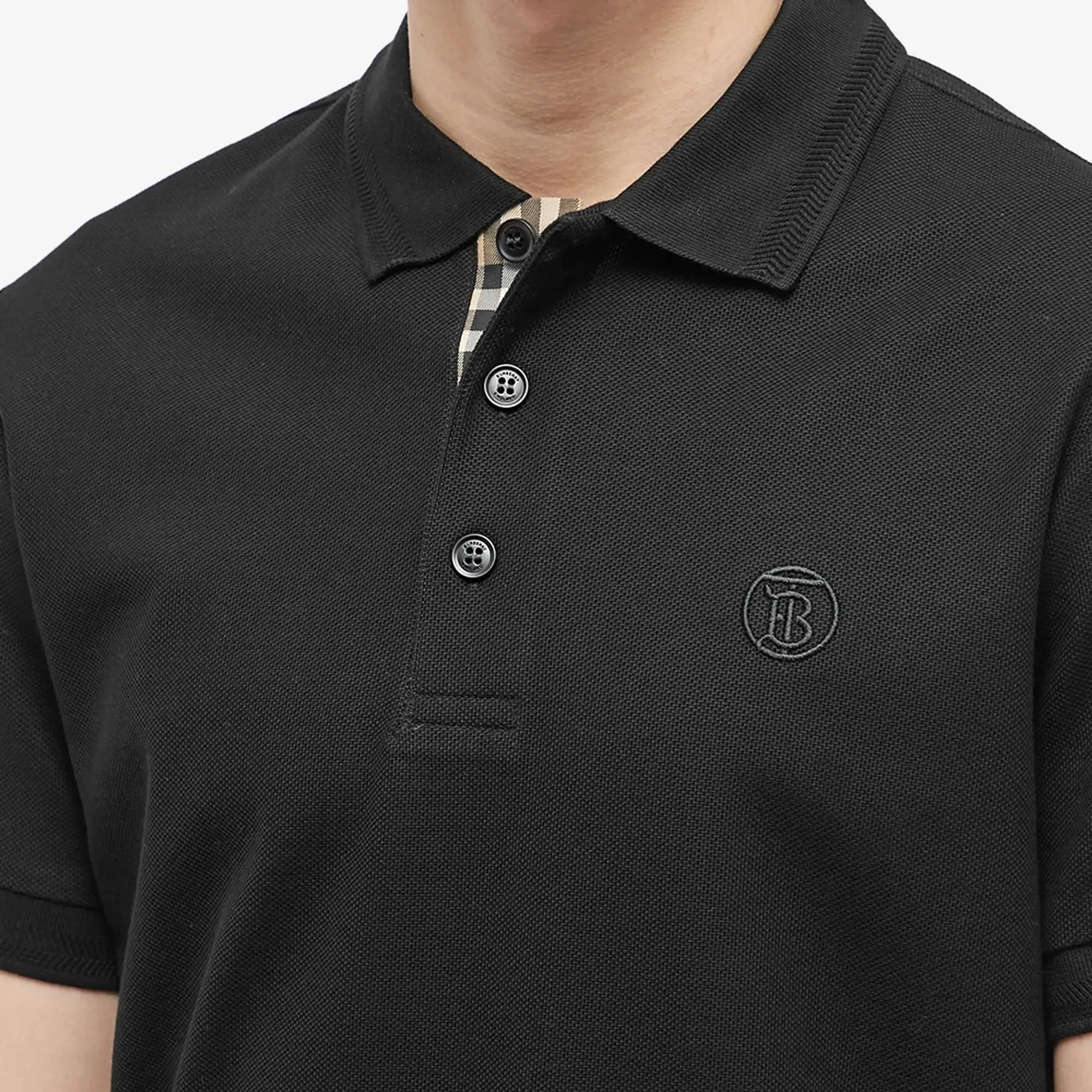 Burberry logo polo best sale