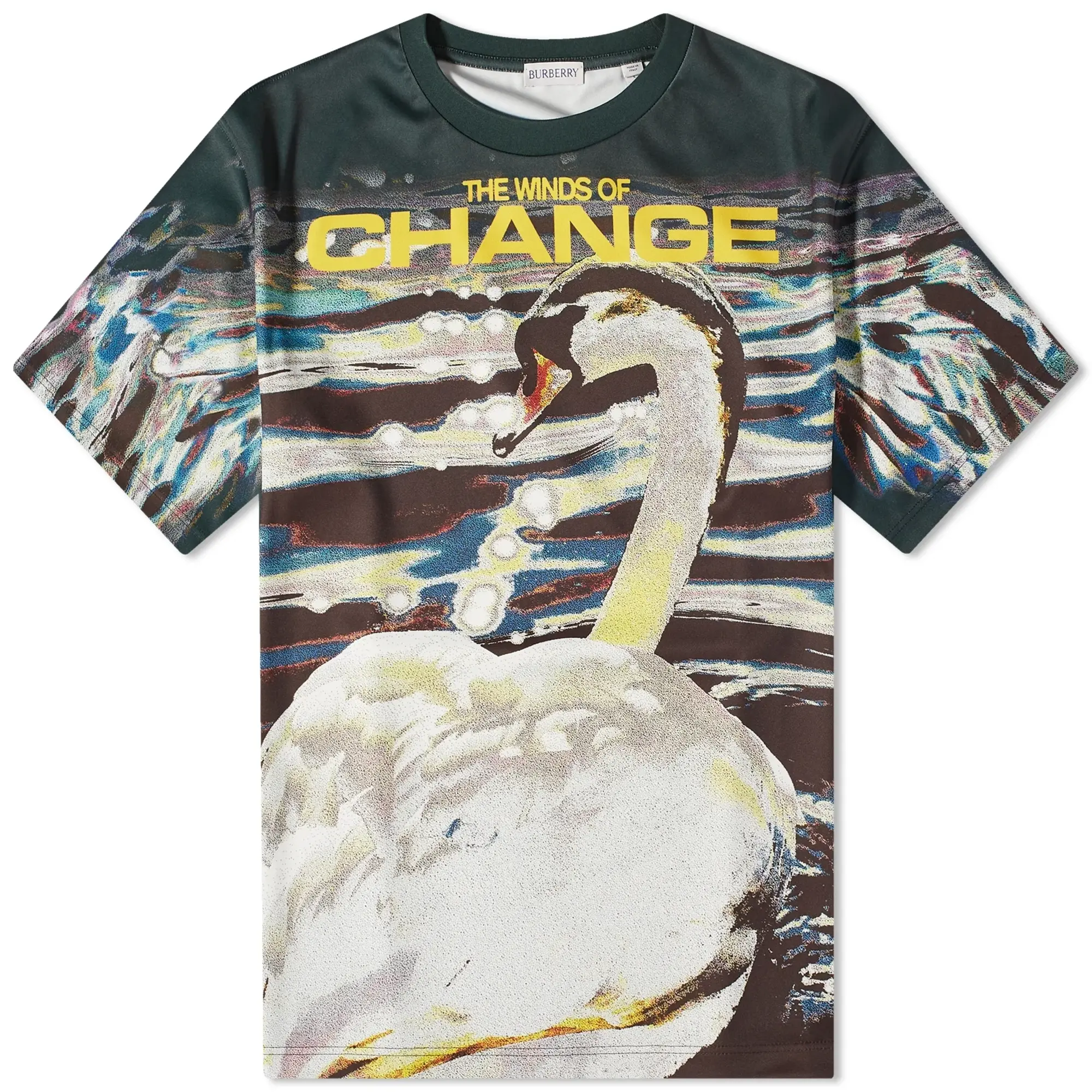 Burberry Men's Swan Logo T-Shirt Vine