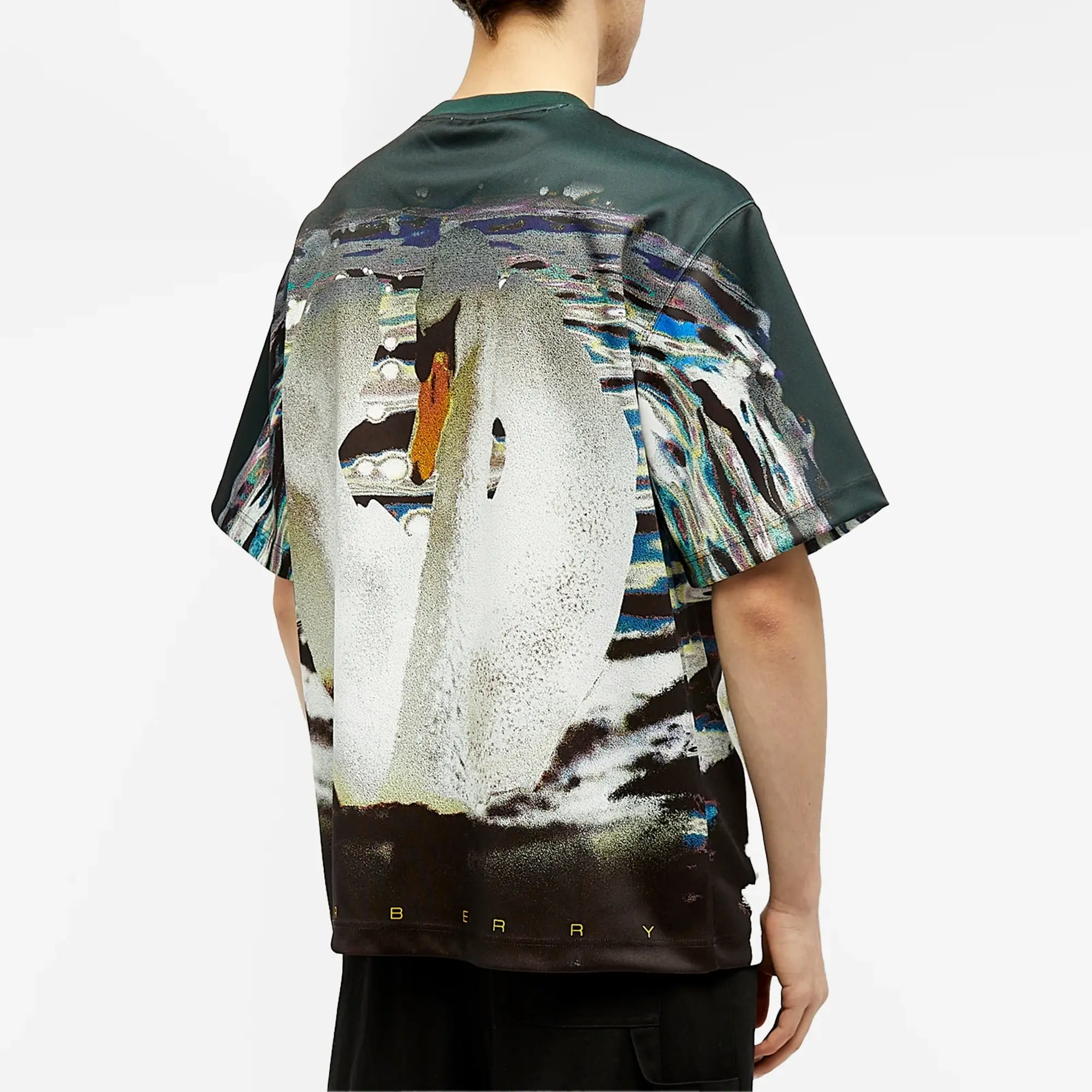 Burberry Men's Swan Logo T-Shirt Vine