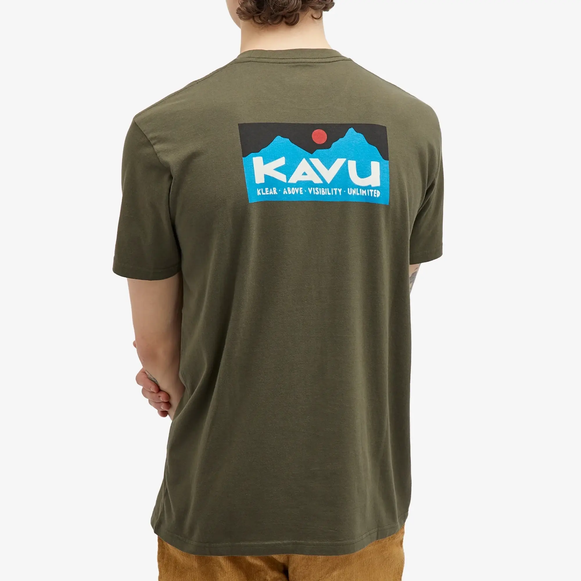 KAVU Men's Klear Above Etch Art T-Shirt Leaf