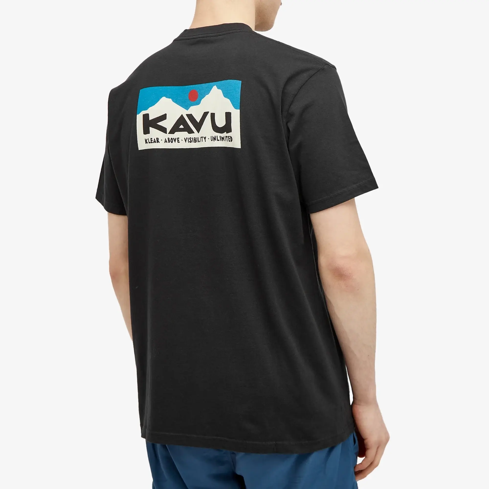 KAVU Klear Above Etch Art Organic Cotton T-Shirt, Black