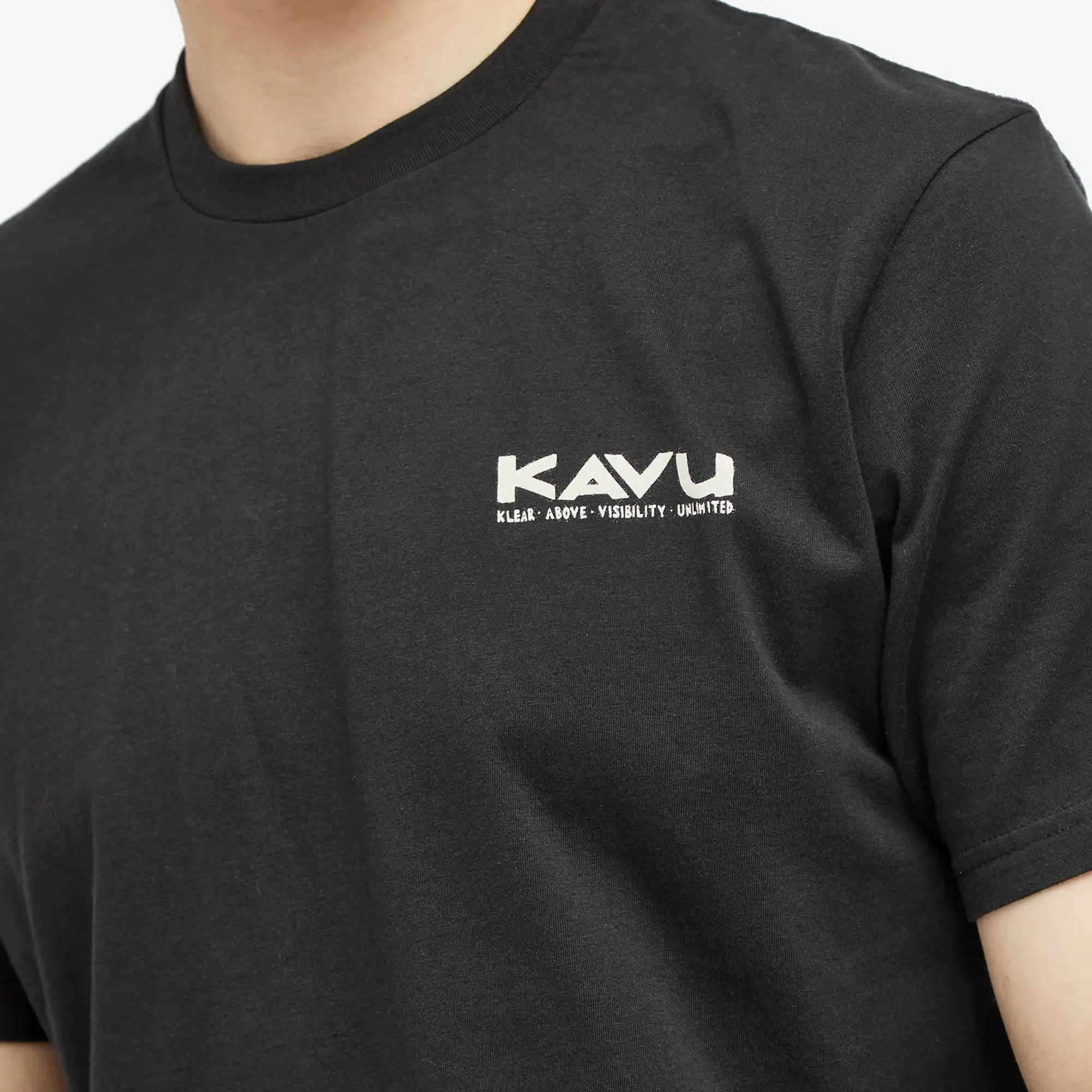 KAVU Klear Above Etch Art Organic Cotton T-Shirt, Black