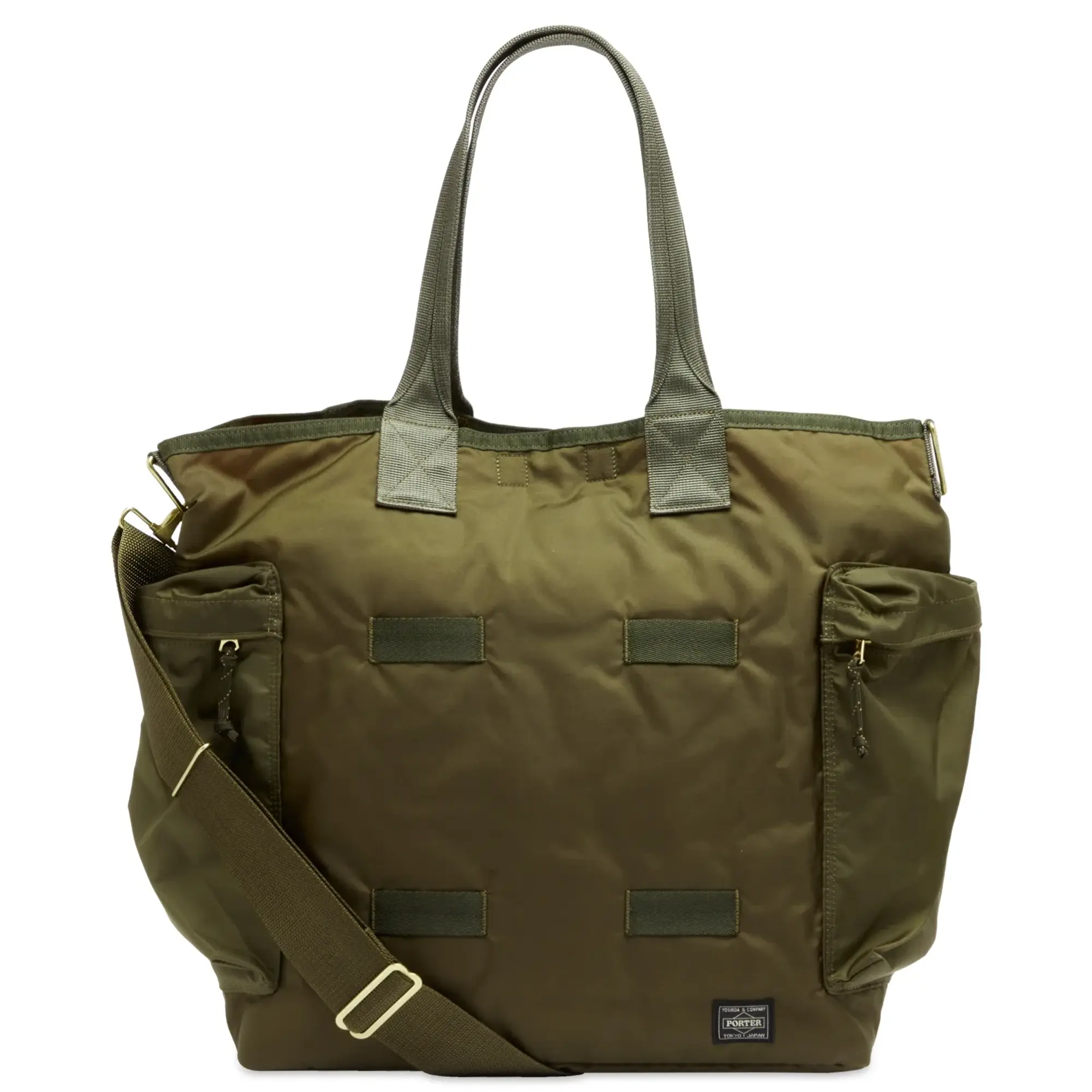 Porter-Yoshida & Co. Force 2-Way Tote Bag Olive